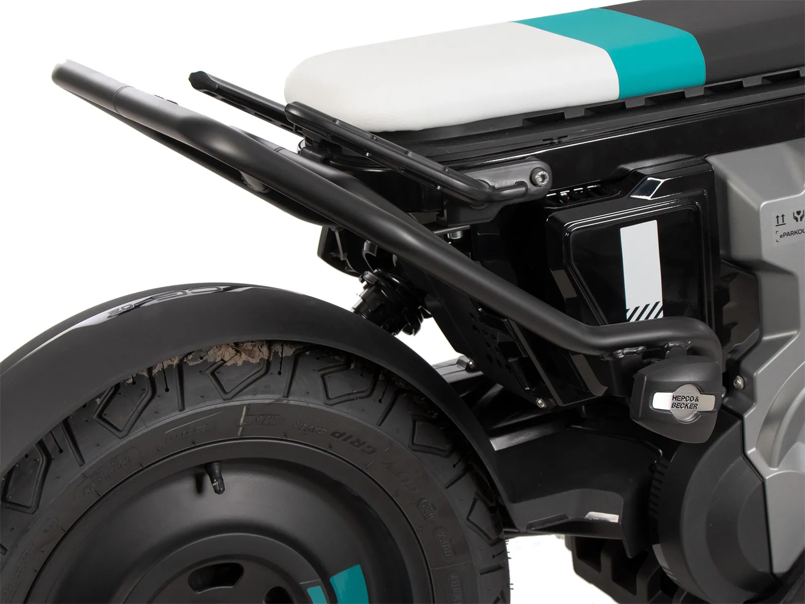 Rear protection bar black for BMW CE 02 (2023-)