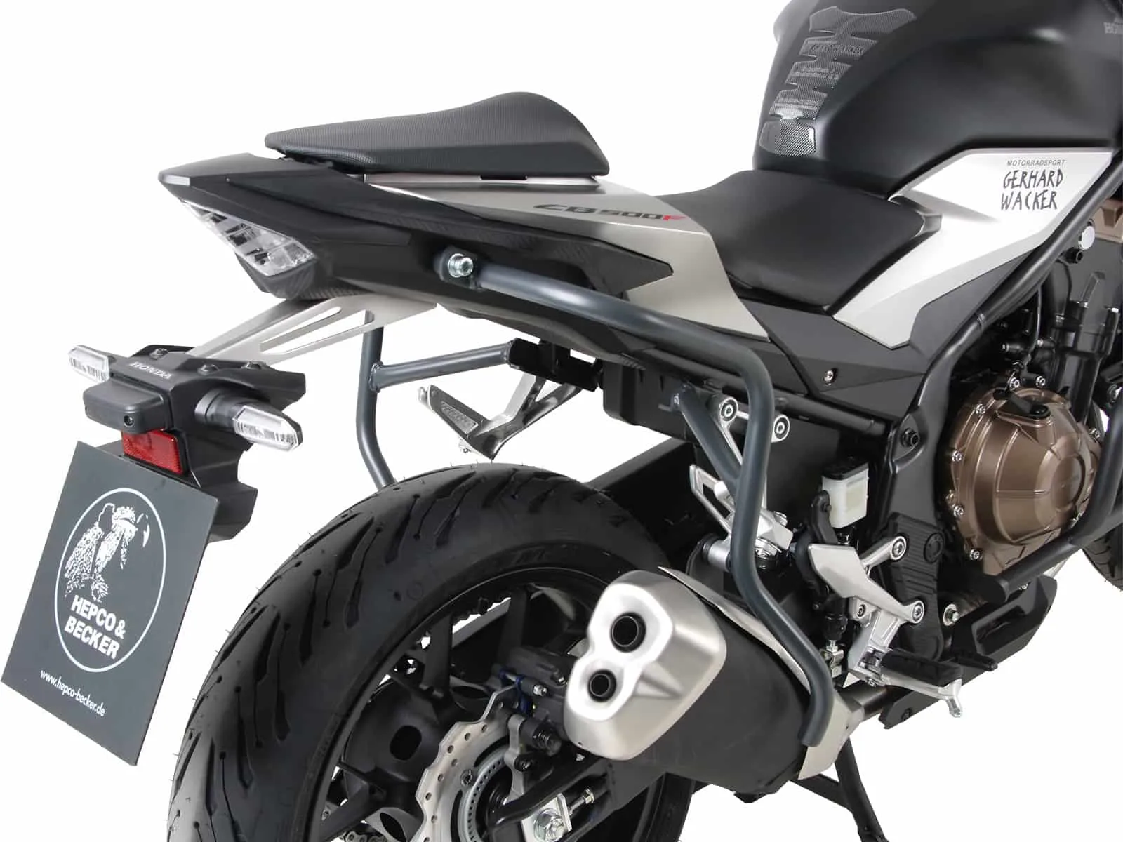 Rear protection bar anthracite for Honda CB 500 F (2019-2023)