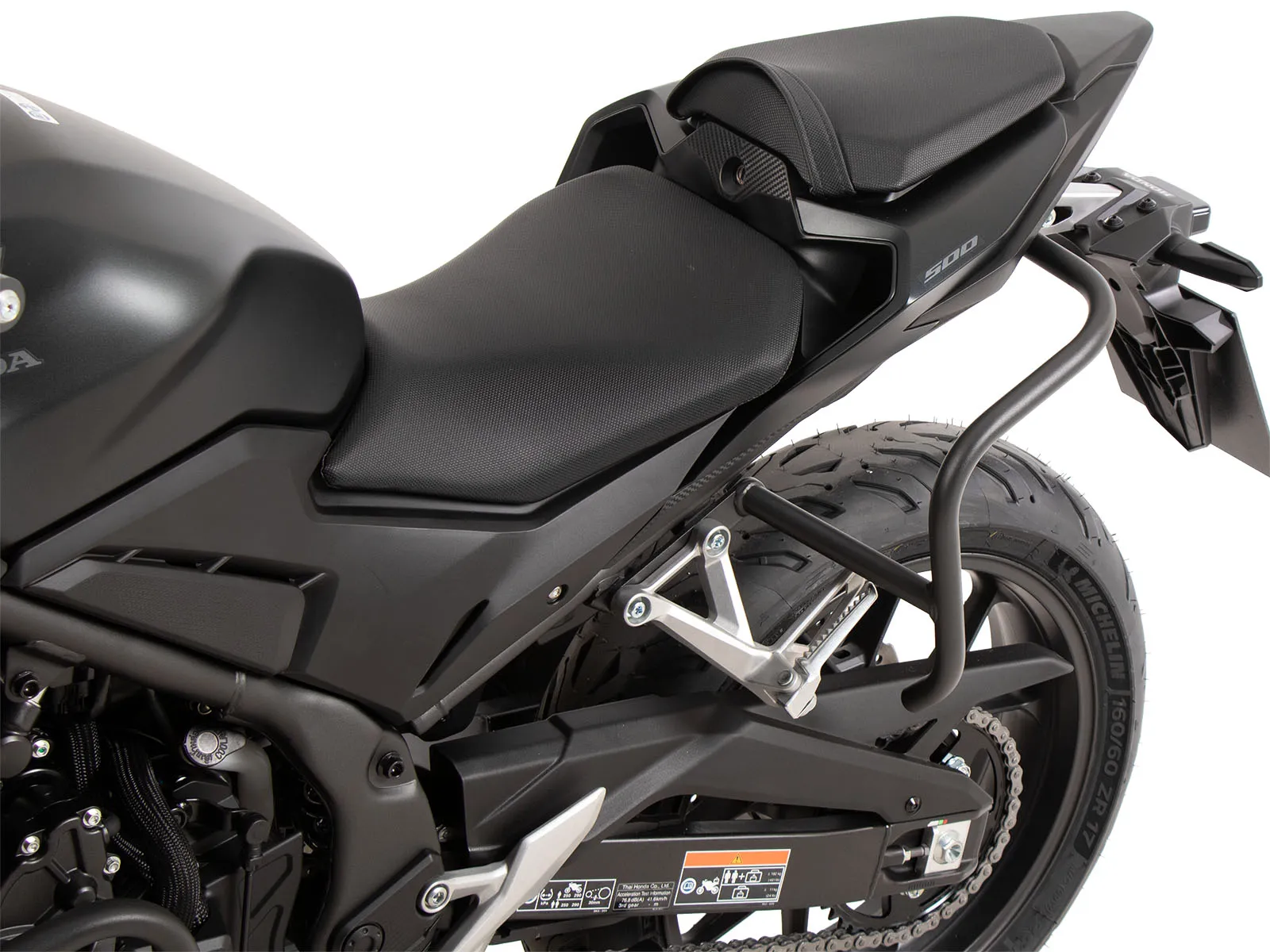 Rear protection bar anthracite for Honda CB 500 Hornet (2024-)