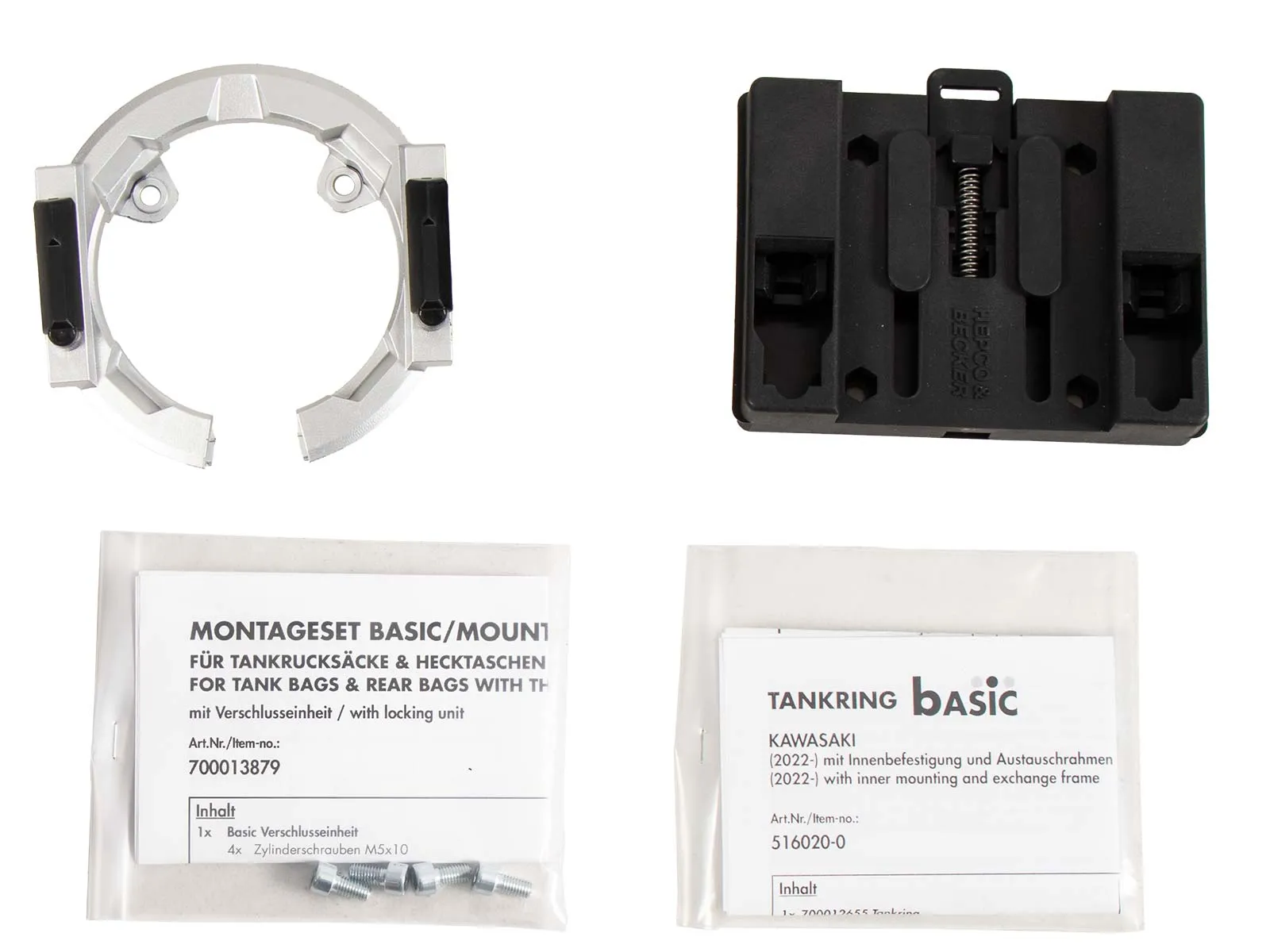 BASIC tank ring incl. tank bag lock unit for Kawasaki Z 650 S (2026-)
