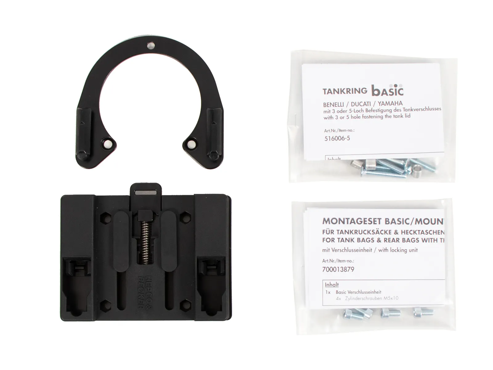 BASIC tank ring incl. tank bag lock unit for Yamaha MT-07 / Y-AMT (2025-)