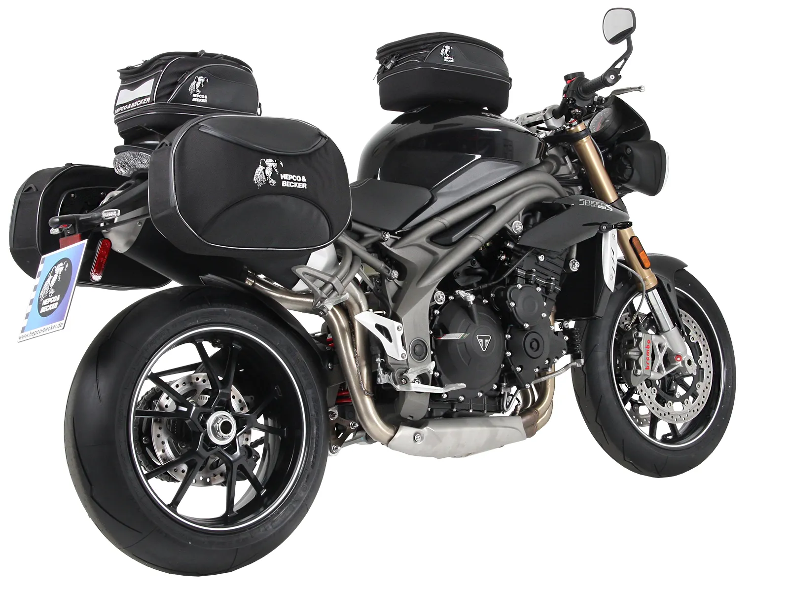 BASIC tank ring incl. tank bag lock unit for Triumph Speed Triple 1050 S/R (2016-2020)