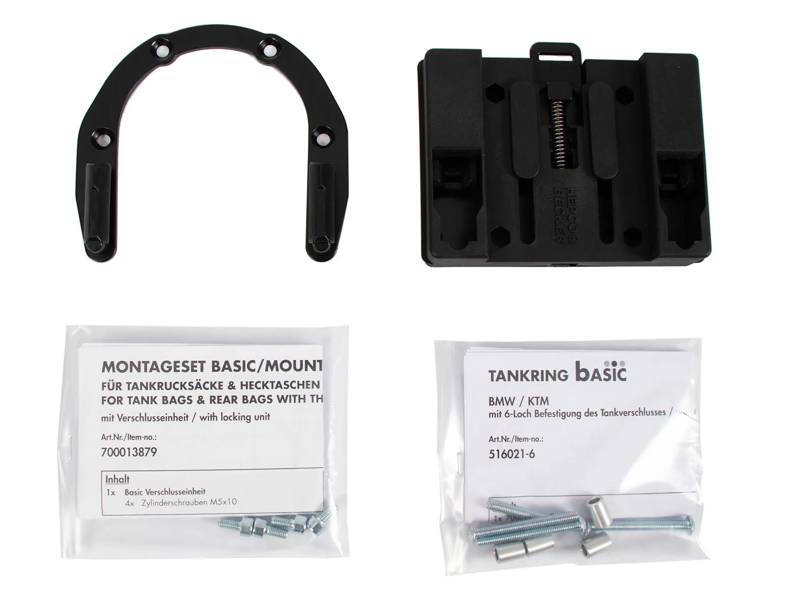 BASIC tank ring incl. tank bag closure unit for Ducati Multistrada 1200 Enduro (2016-2018)