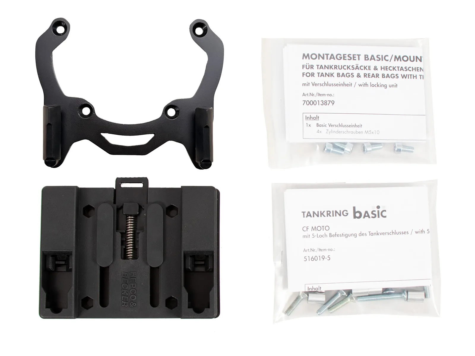 BASIC tank ring incl. tank bag lock unit for CF MOTO 675 SR-R (2025-)