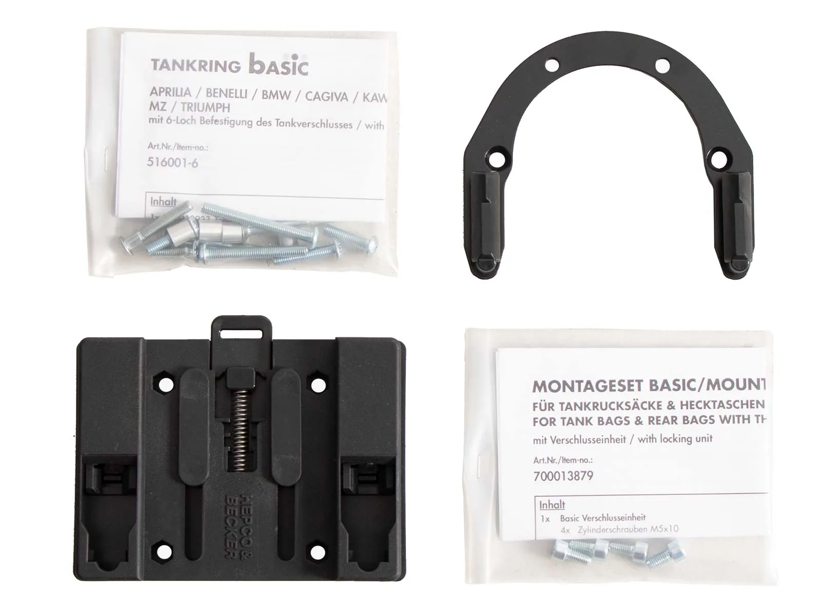 BASIC tank ring incl. tank bag lock unit for Voge R 125 (2023-)