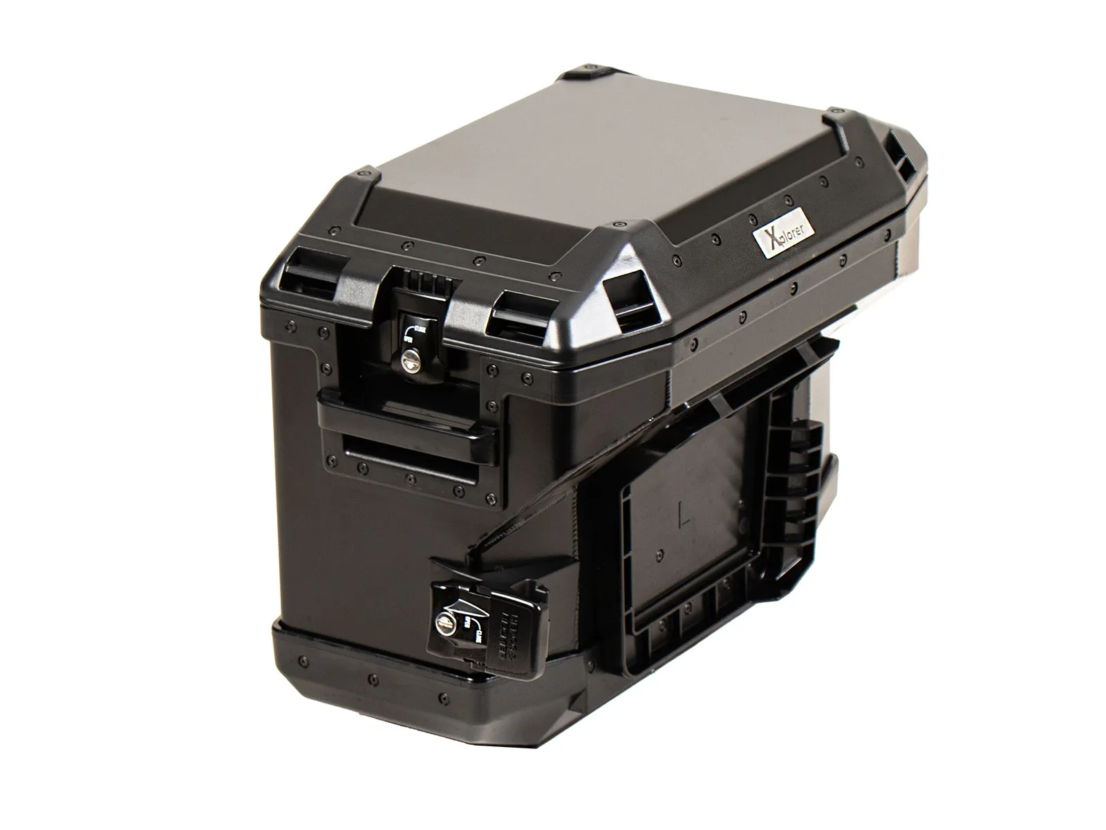 Xplorer 37 left black for cutout carrier (cut out for exhaust)