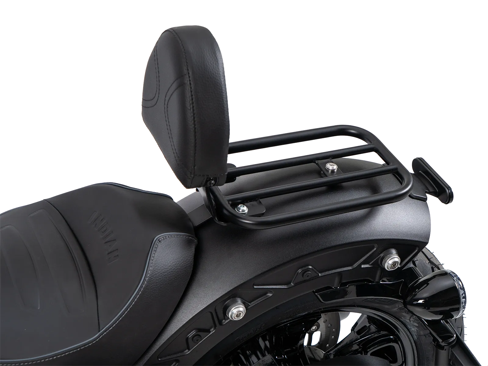 Solorack with backrest black for Indian Scout Sixty Classic (2025-)