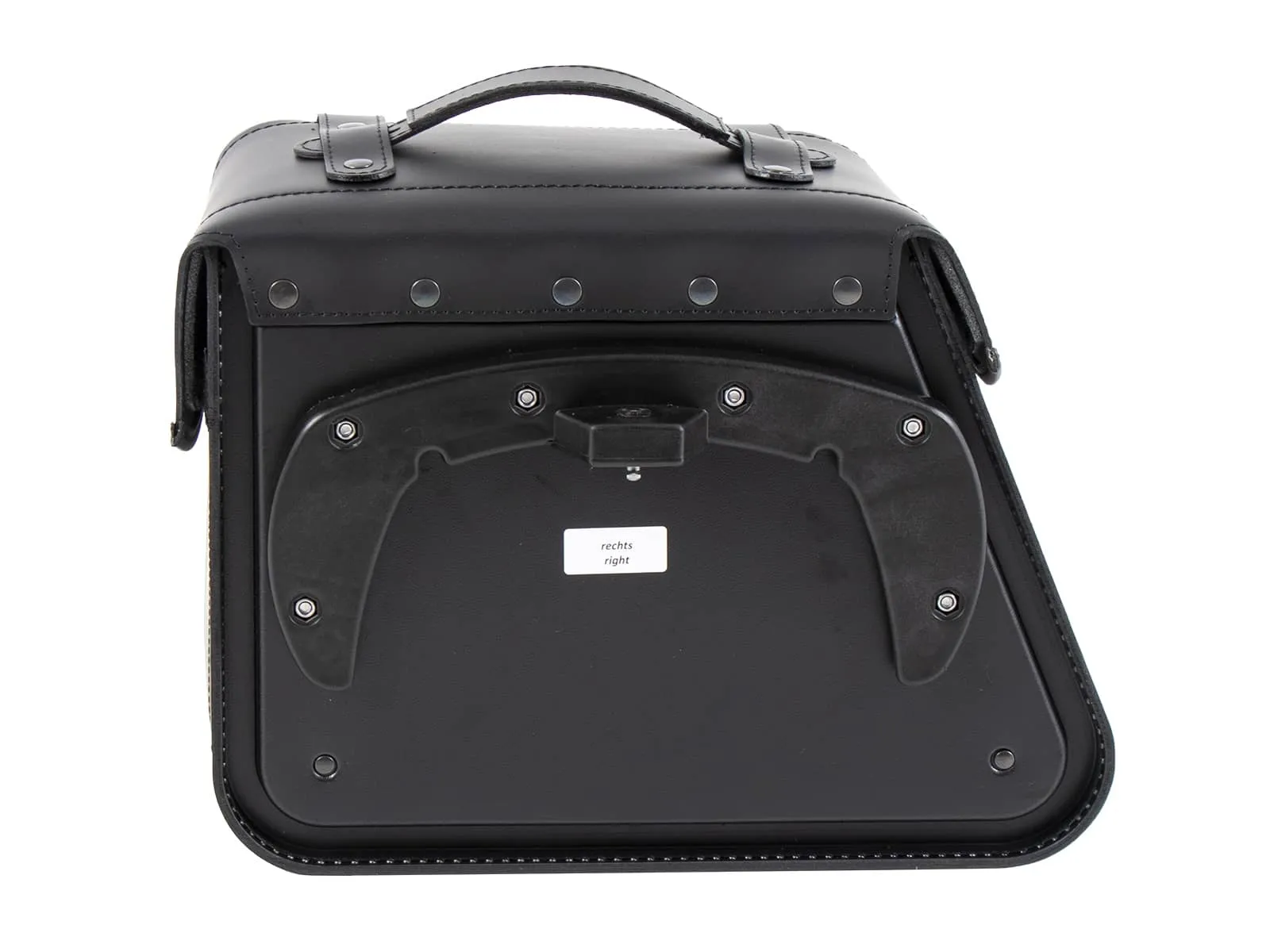 Leather single bag Rugged black right for C-Bow holder