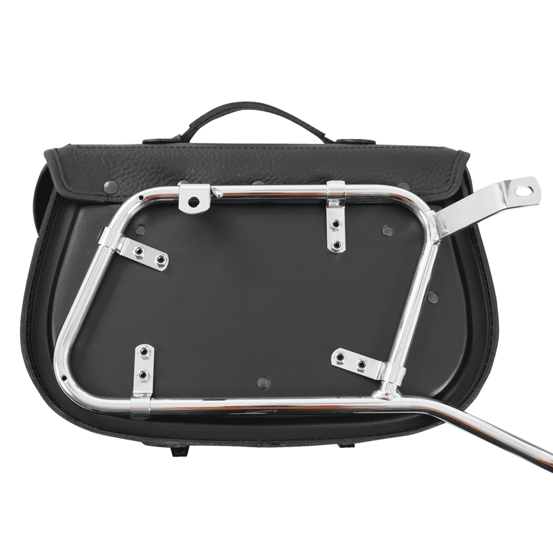 Leather single bag Ivory black left for leather bag holder tube type