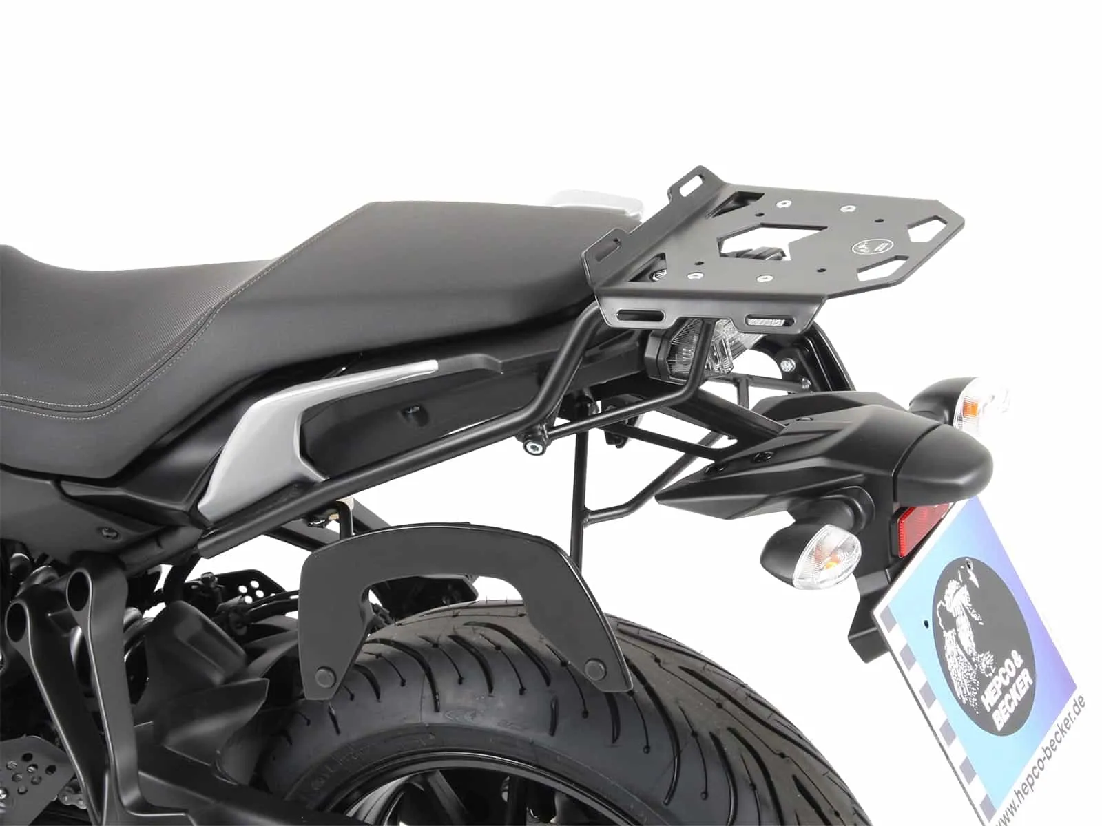C-Bow side carrier black for Yamaha Tracer 7 (2021-2025)