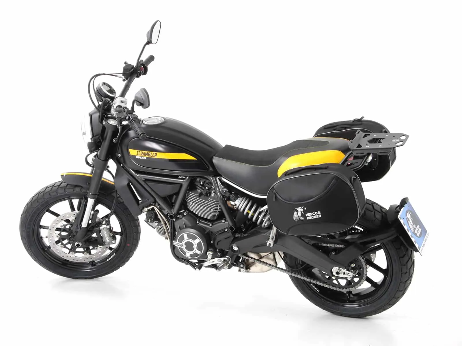 C-Bow side carrier black for Ducati Scrambler Sixty2 (2016-2020)