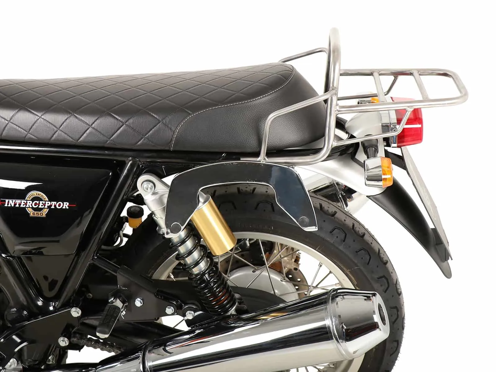 C-Bow side carrier chrome for Royal Enfield Interceptor (2018-) / Continental 650 / GT 650 (2019-)