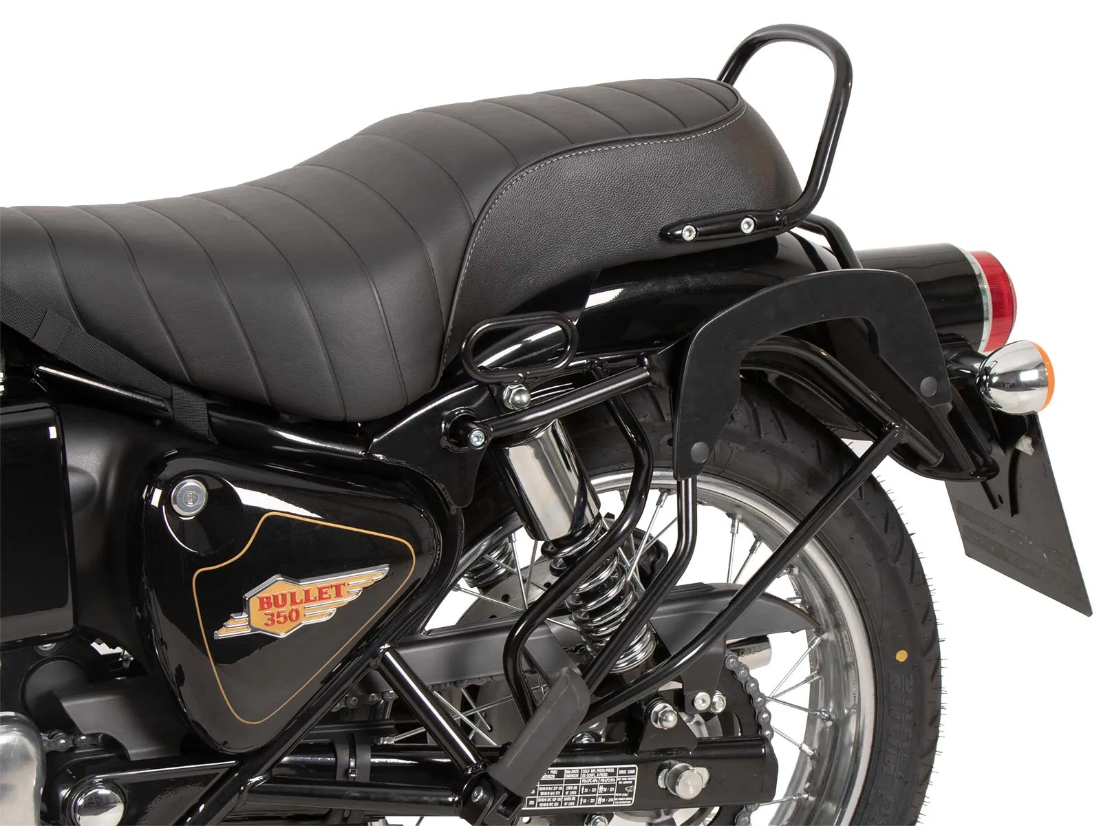 C-Bow side carrier black for Royal Enfield Bullet 350 (2024-)