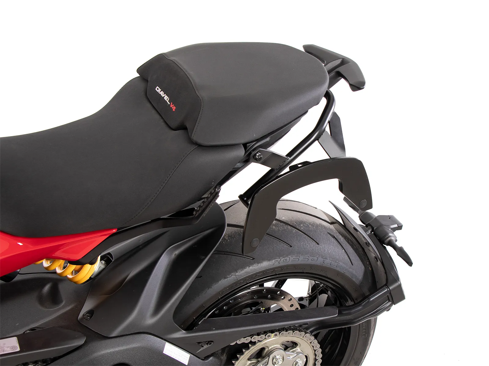 C-Bow side carrier black for Ducati Diavel V4 (2023-)