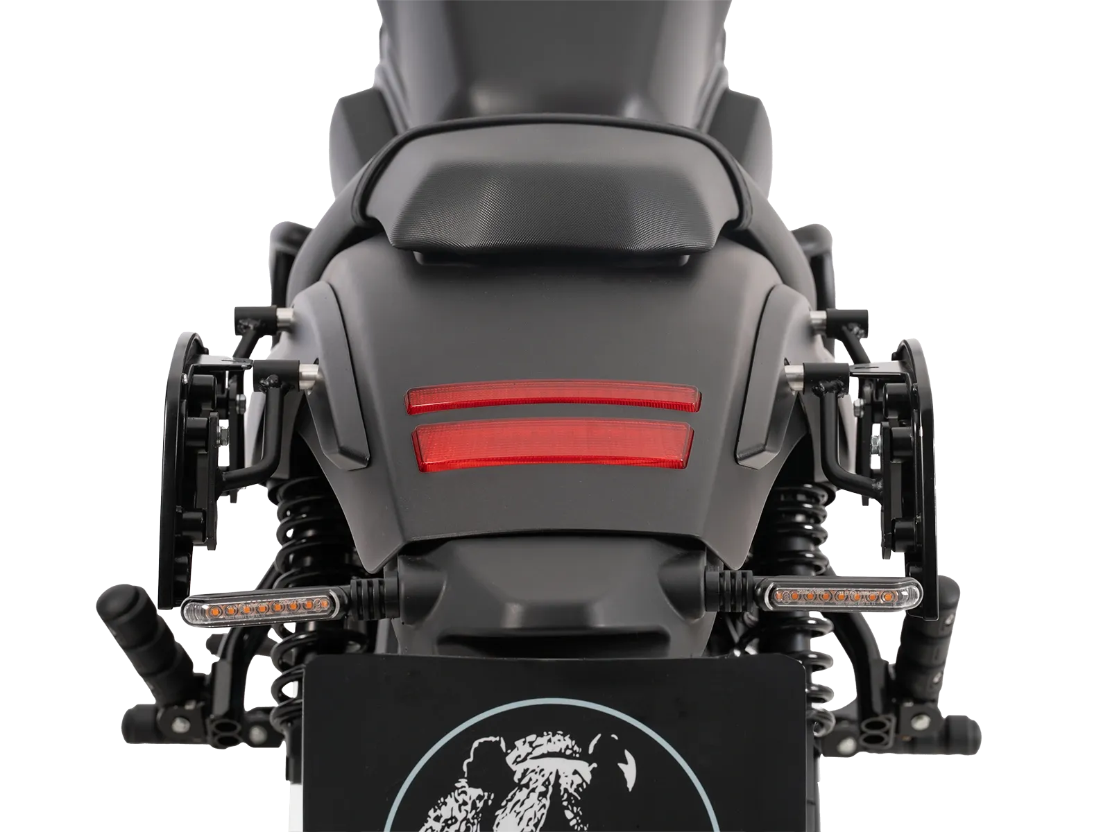 C-Bow side carrier black for Zontes 125-C2 (2025-)