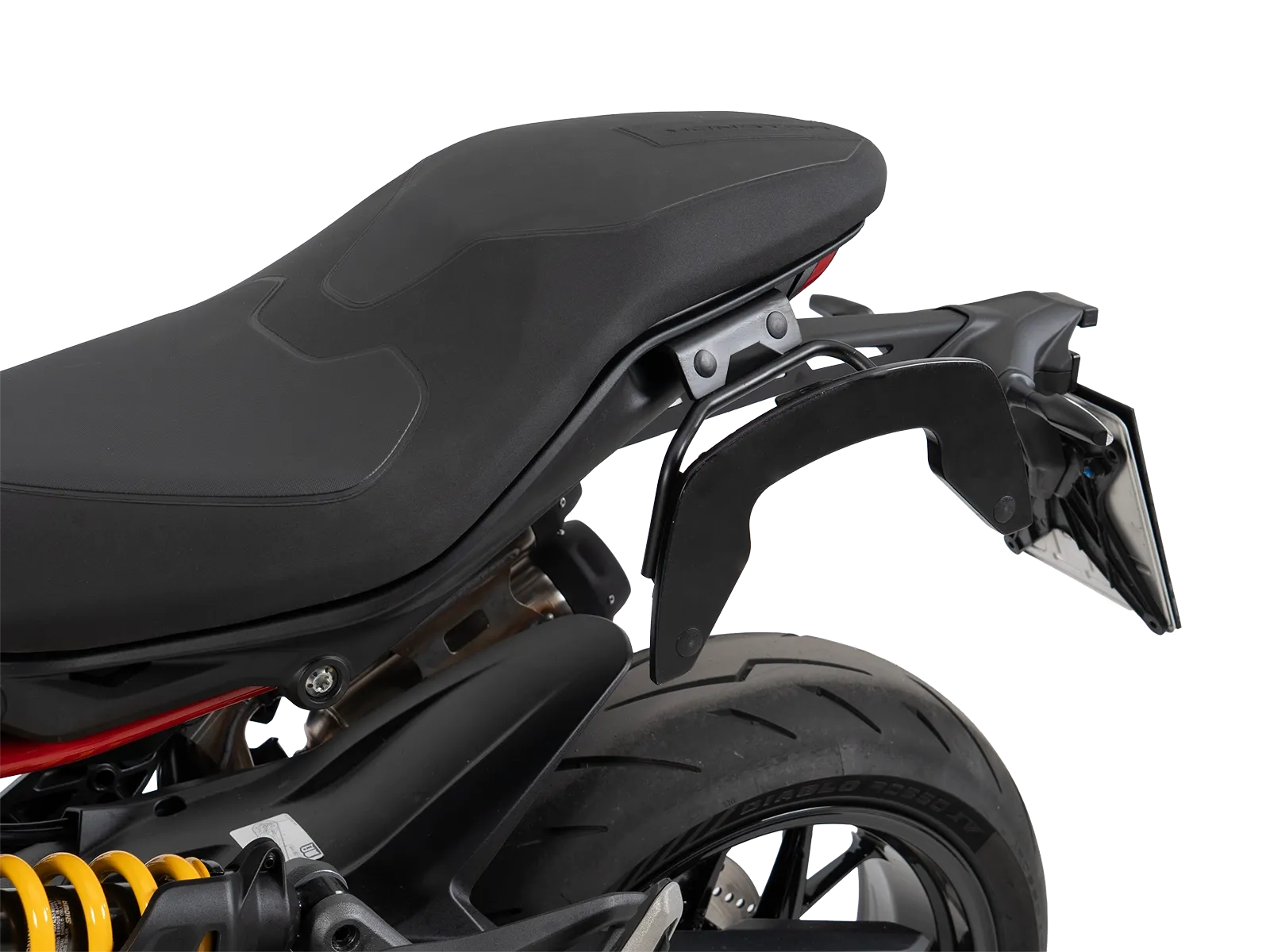 C-Bow side carrier black for Ducati Monster 890 / + (2026-)