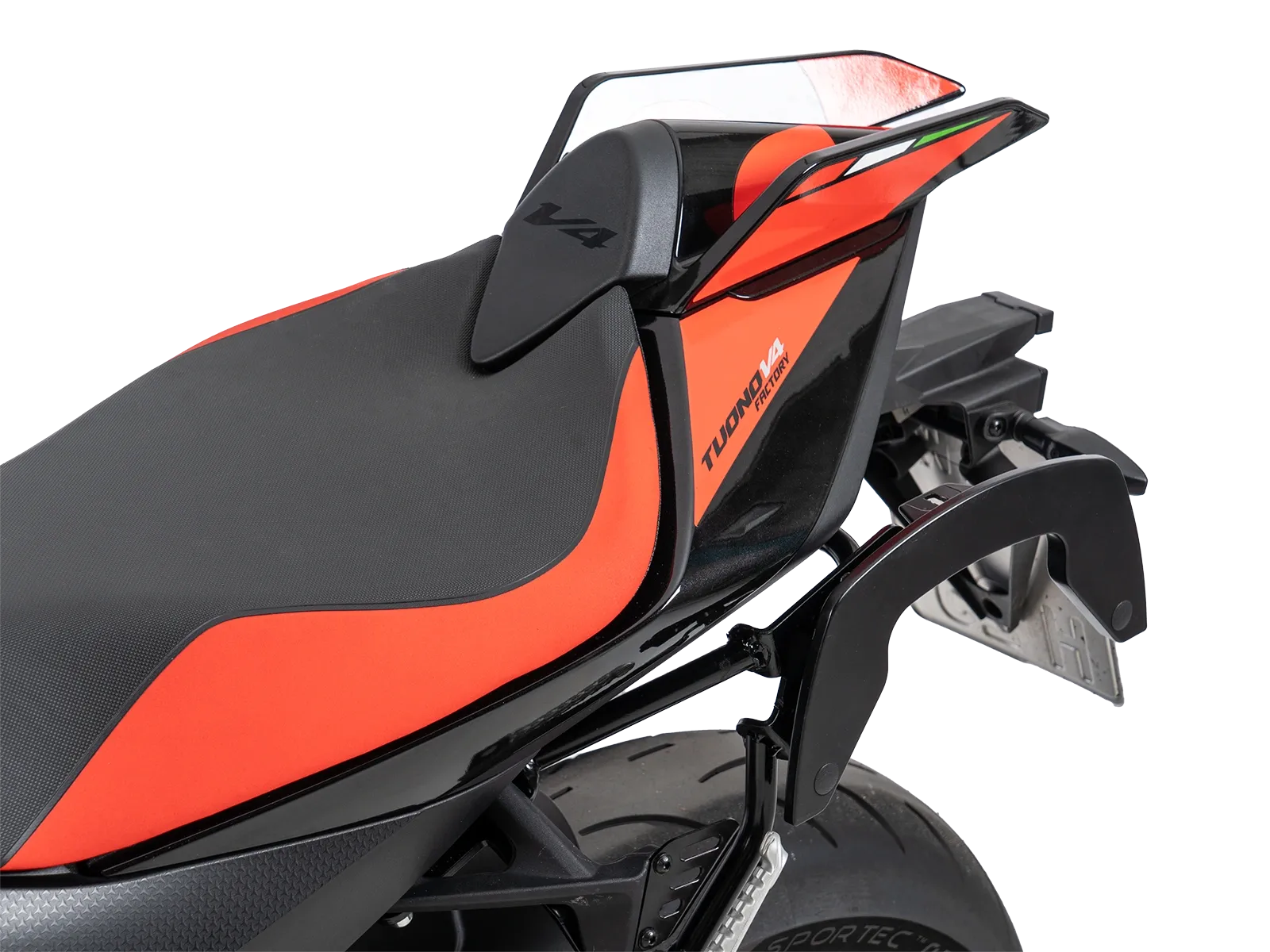 C-Bow side carrier black for Aprilia Tuono V4 Factory (2025-)