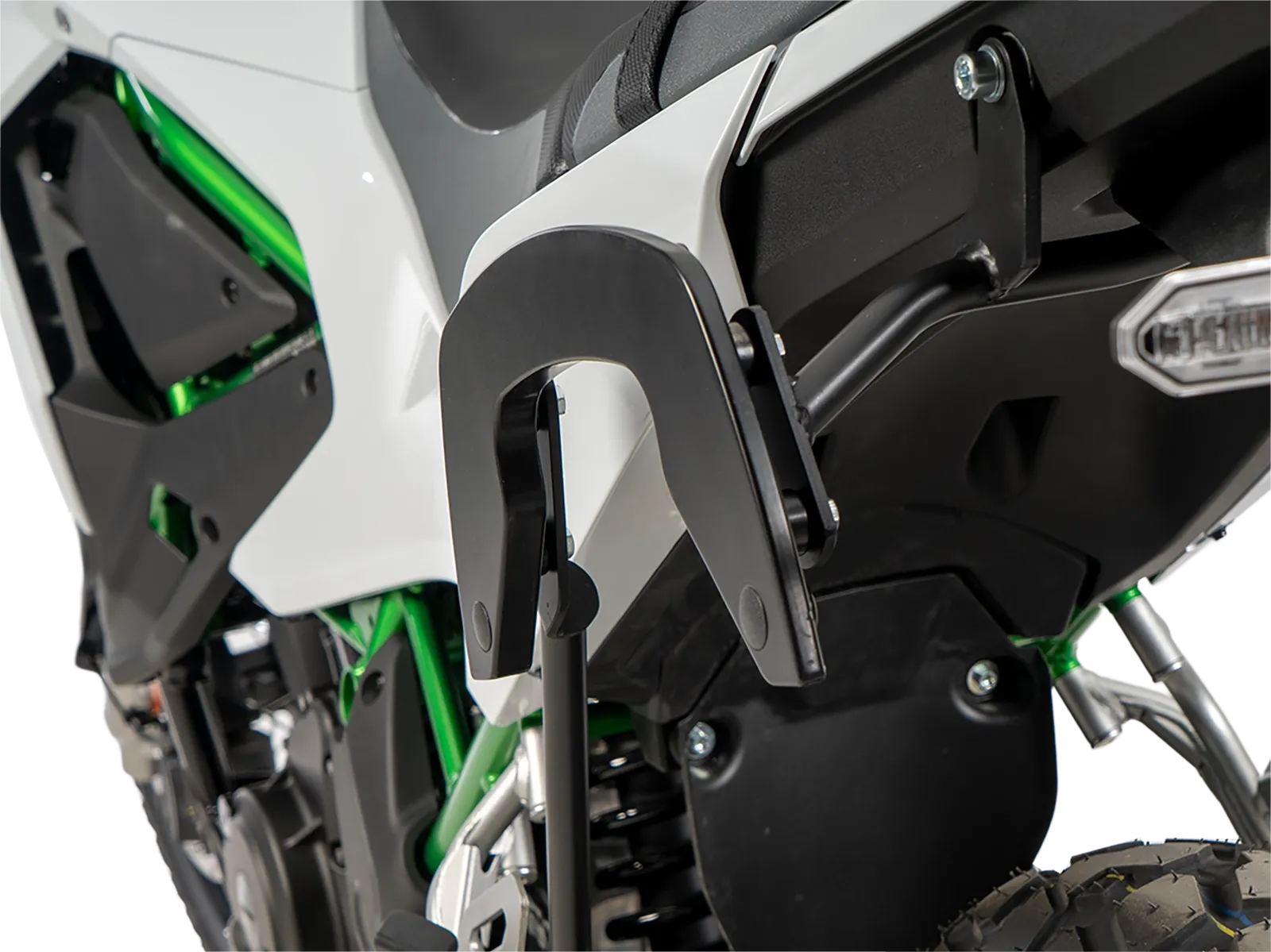 C-Bow side carrier one-sided left - black for Kawasaki KLE 500 / SE (2026-)