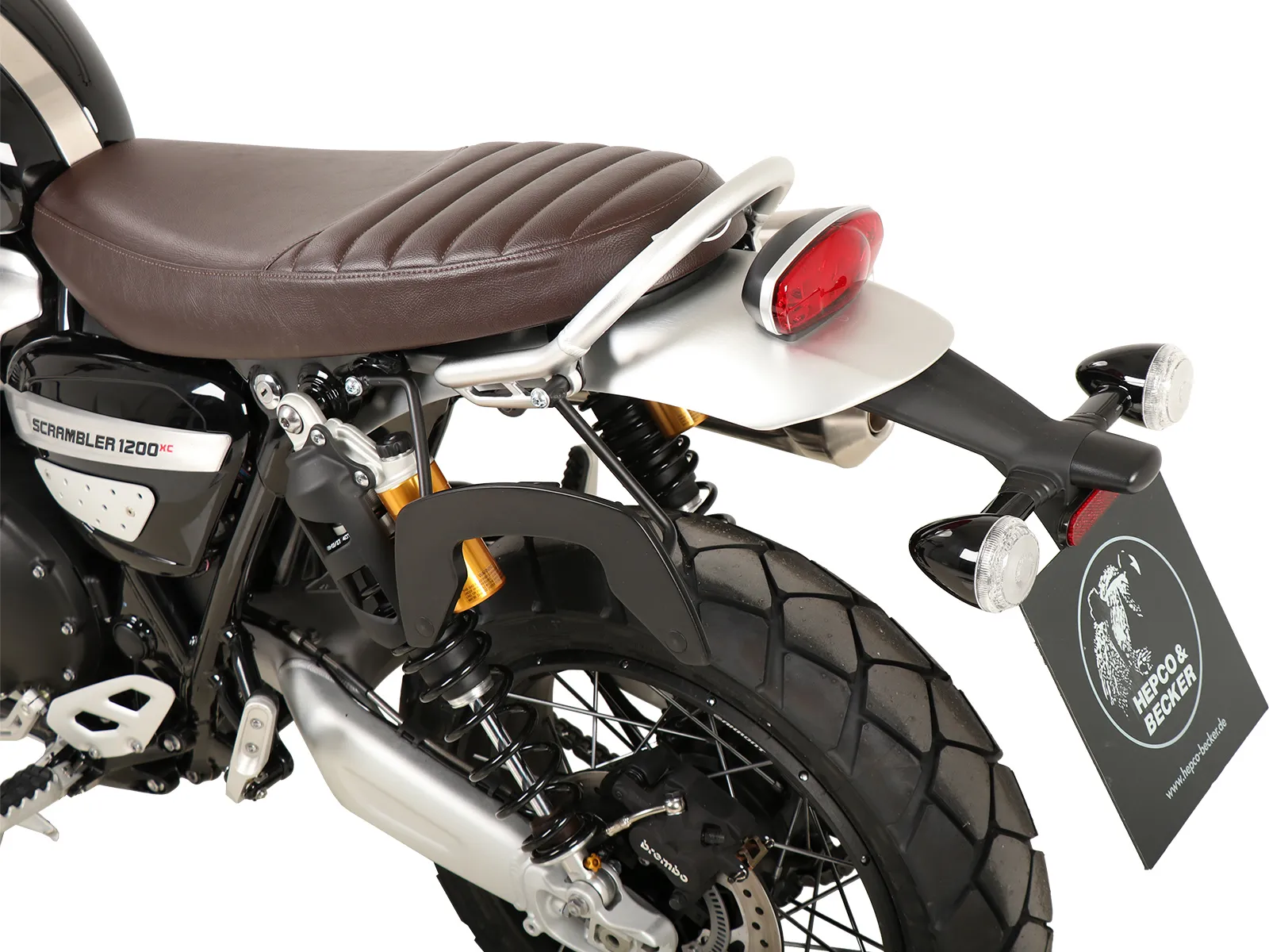 C-Bow side carrier one-sided left black for Triumph Scrambler 1200 XE (2024-)