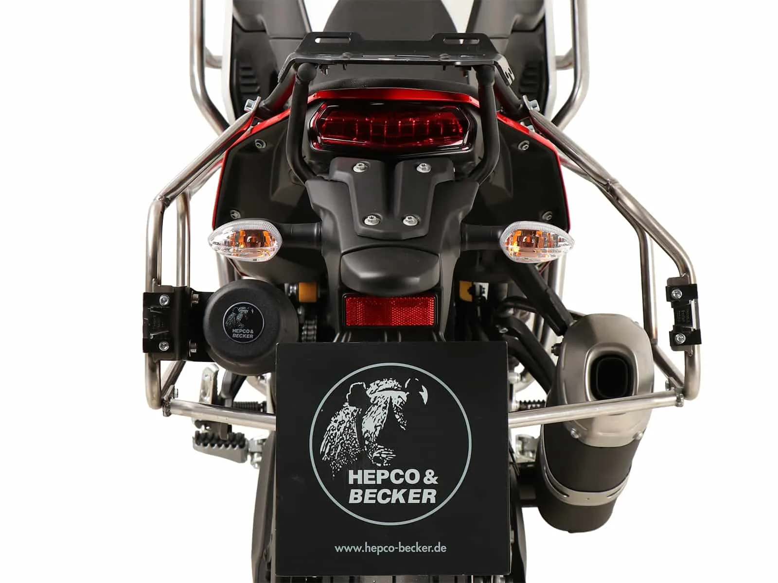 Case carrier set cutout black incl. Xplorer cutout case set for Yamaha Ténéré 700 World Raid (2022-2024) /World Rally (2023-2024)