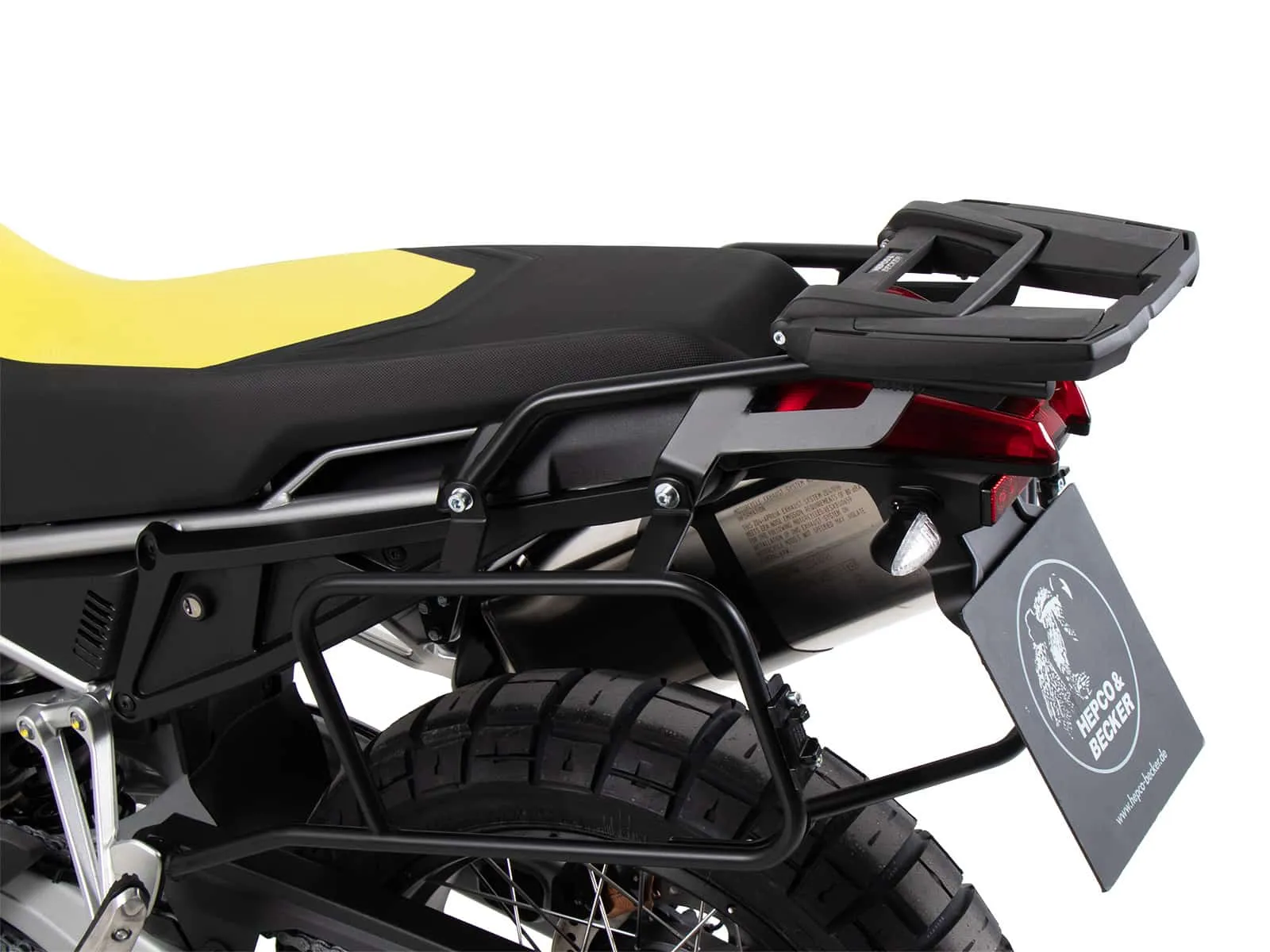 Case carrier set cutout black incl. Xplorer cutout black Case set for Aprilia Tuareg 660 Rally (2025-)