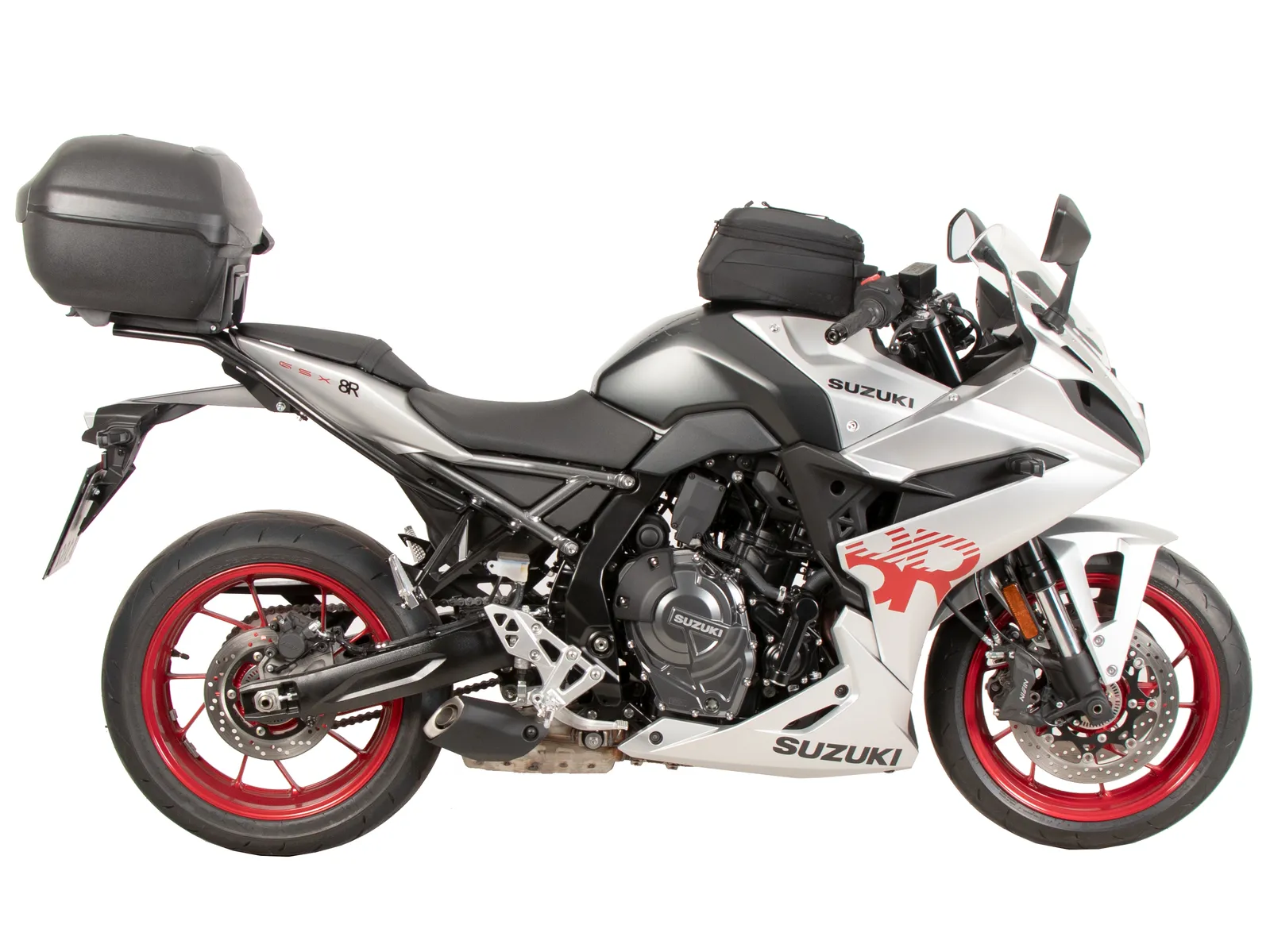 Alurack top case carrier black for Suzuki GSX-8R (2024-)