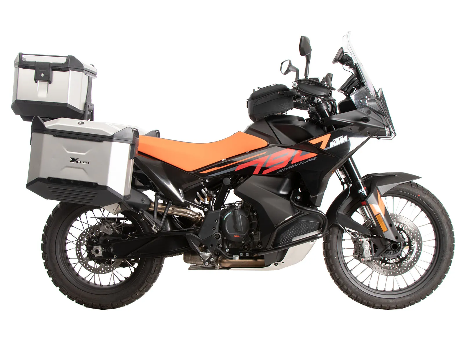 Alurack top case carrier black for KTM 790 Adventure (2024-)
