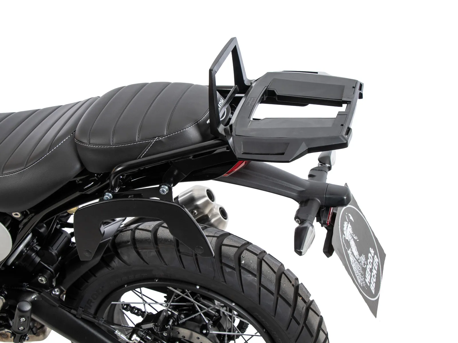 Alurack top case carrier black for Triumph Scrambler 400 XC (2025-)