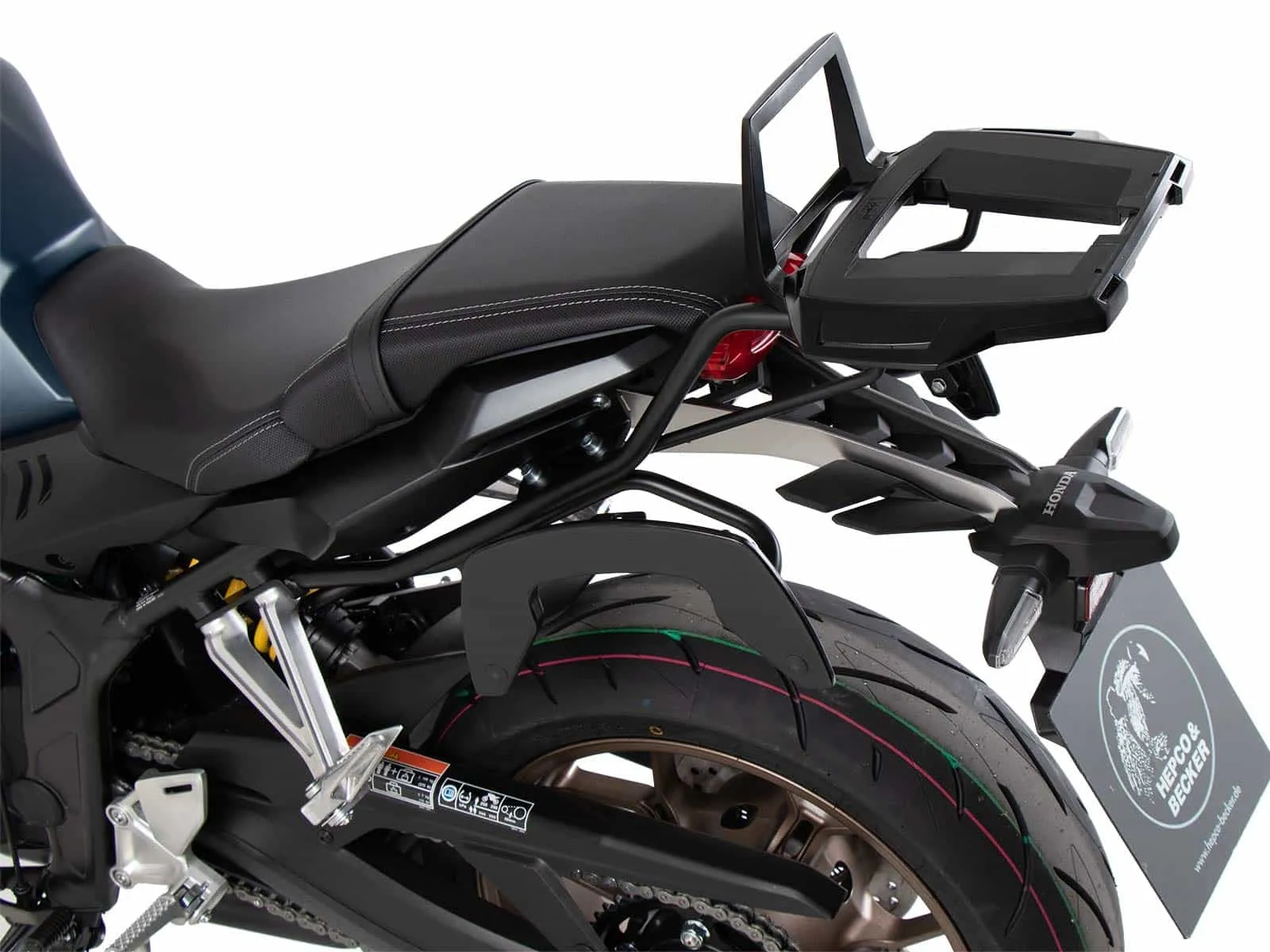 Alurack top case carrier black for Honda CBR 650 R (2021-2023)