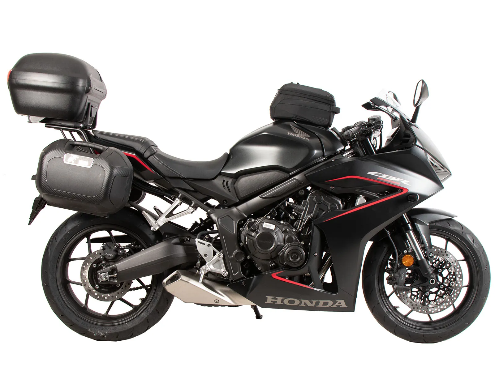 Alurack top case carrier black for Honda CBR 650 R / E-Clutch (2024-)