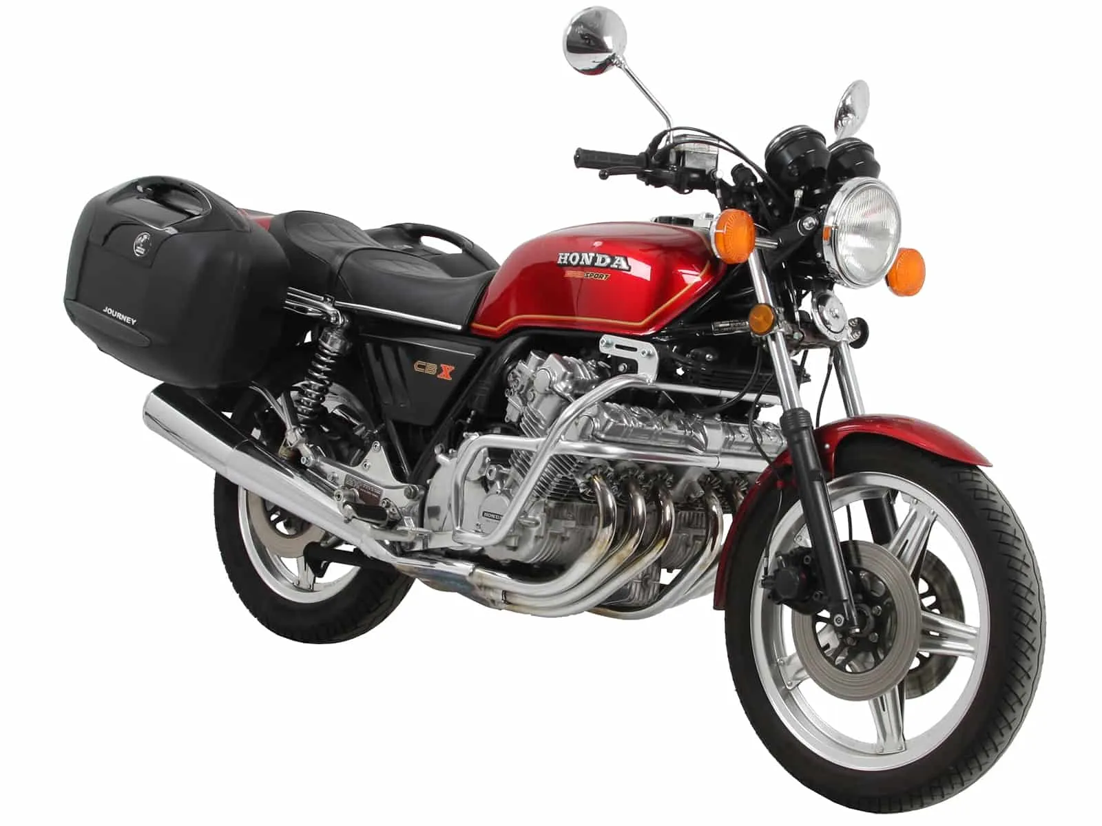 Side case carrier bolted chrome for Honda CBX 1000 (1978-1980)
