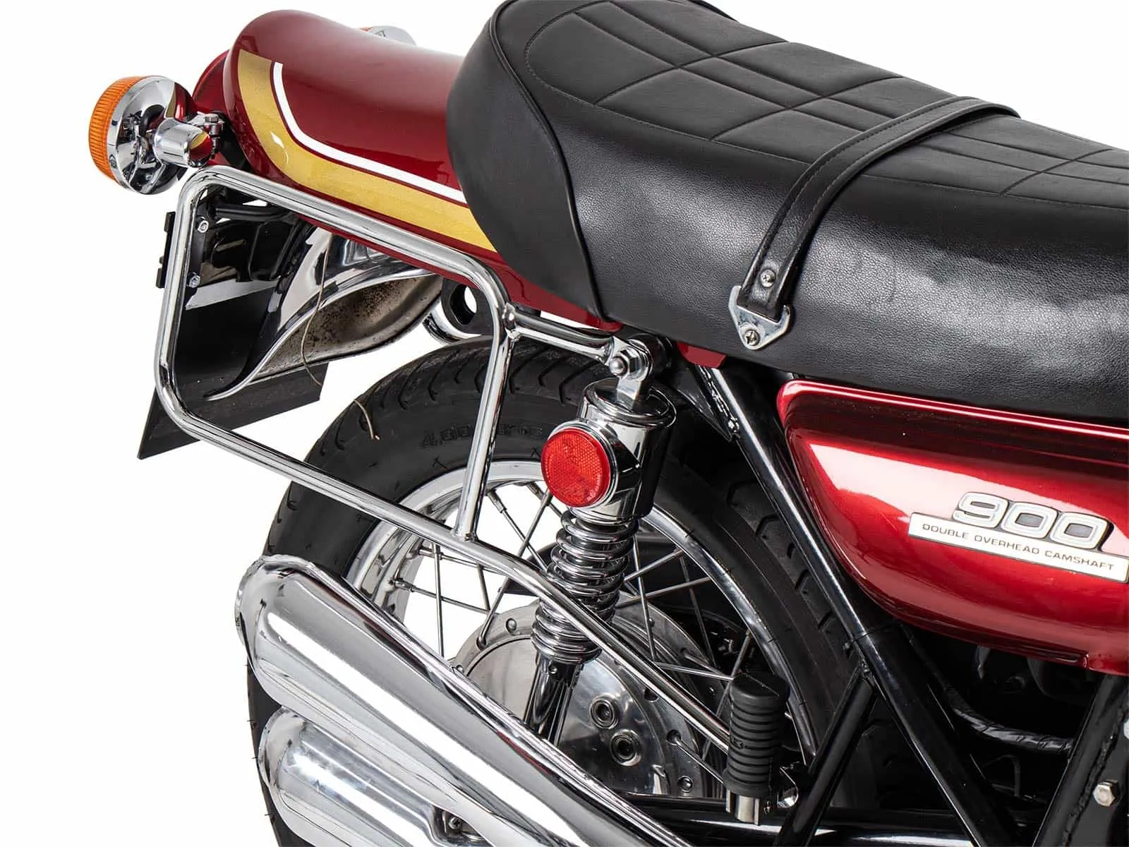 Side case carrier bolted chrome for Kawasaki Z 900 (1973-1976)/Z1000 A (1977-1978)
