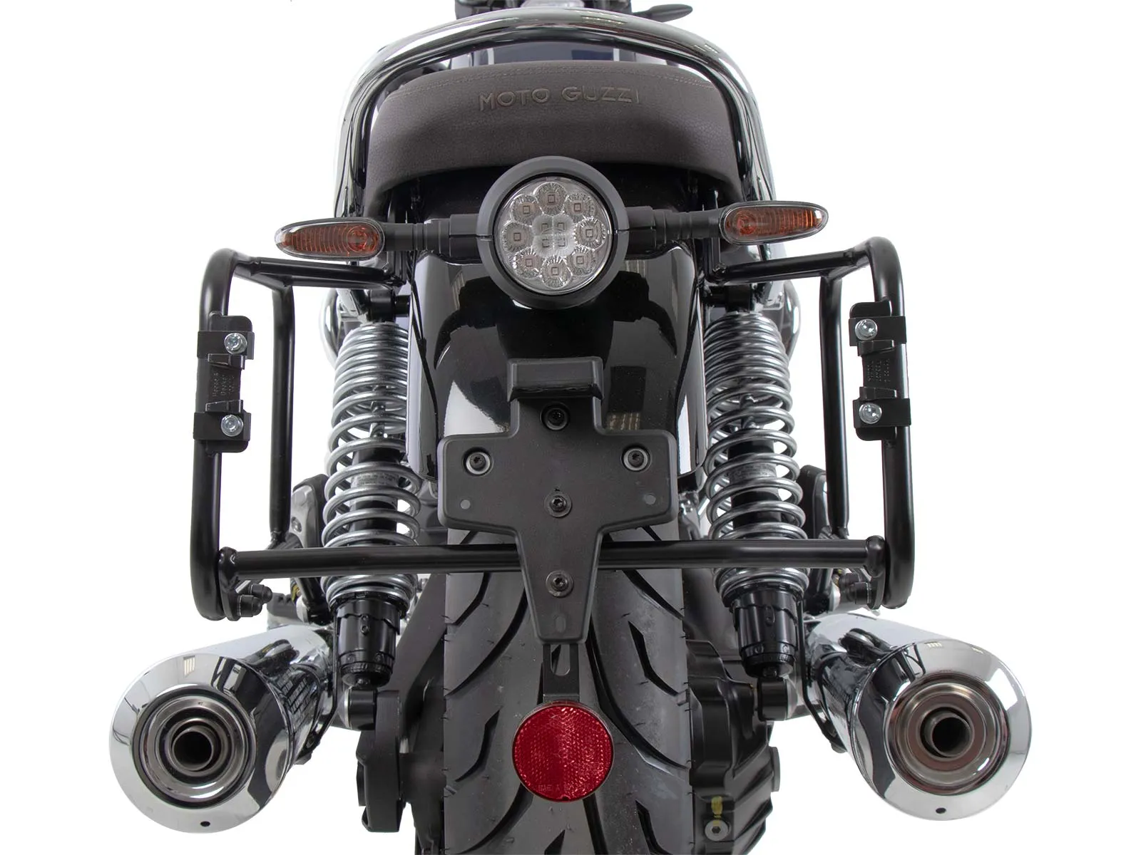 Side case carrier fixed black for Moto Guzzi V7 Stone Corsa (2024)