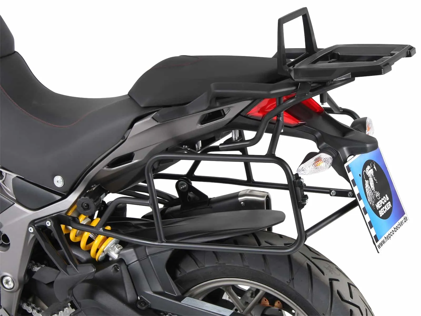 Side case carrier fixed black for Ducati Multistrada 1260 Enduro (2019-2021)