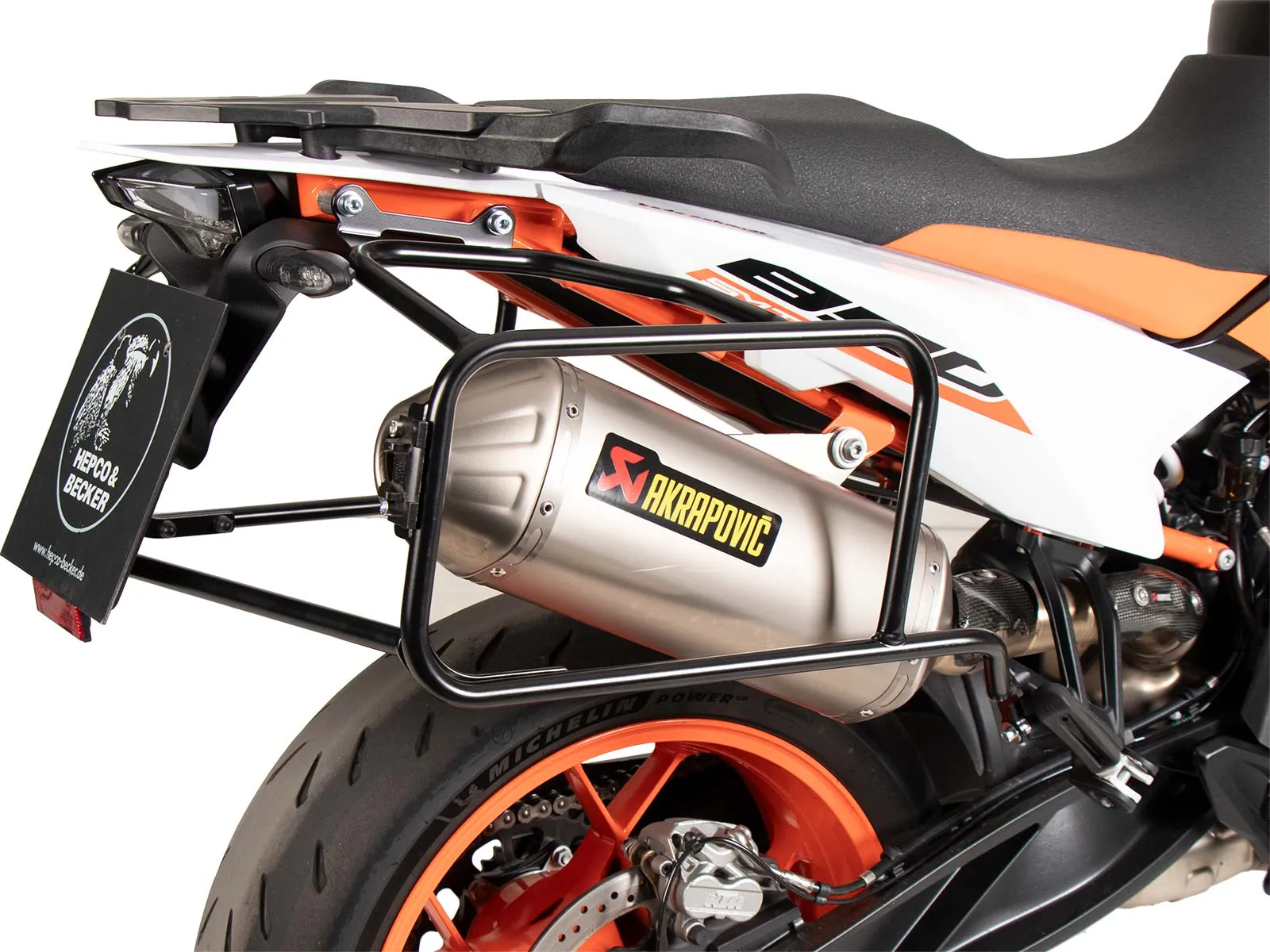 Side case carrier fixed black for KTM 890 SMT (2023-)