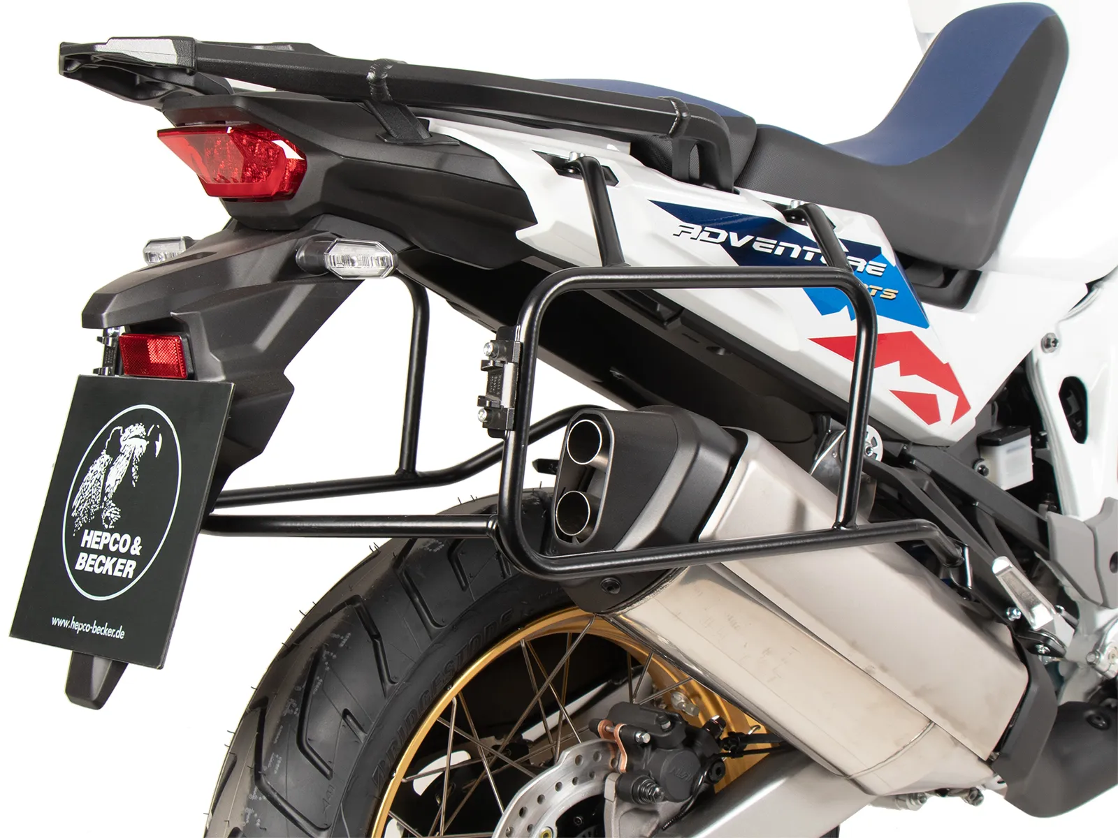Side case carrier fixed black for Honda CRF 1100L Africa Twin Adventure Sports (2024-)