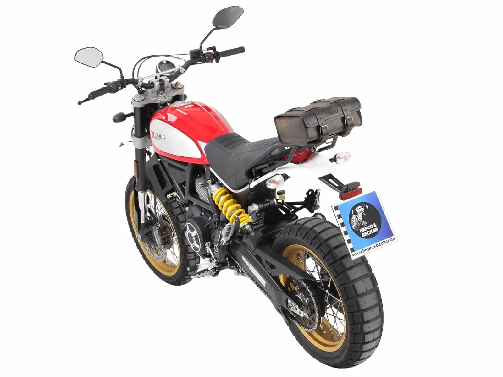 Tubular luggage rack black for Ducati Scrambler 400 Sixty2 (2016-2020)