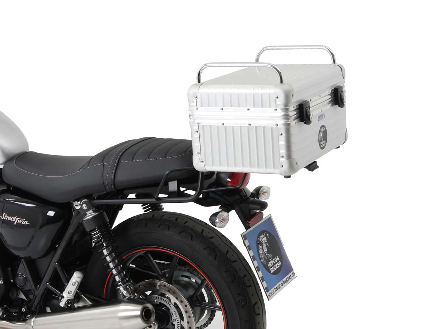 Tubular luggage rack Topcaseträger chrome for Triumph Speed Twin 900 (2023-2024)