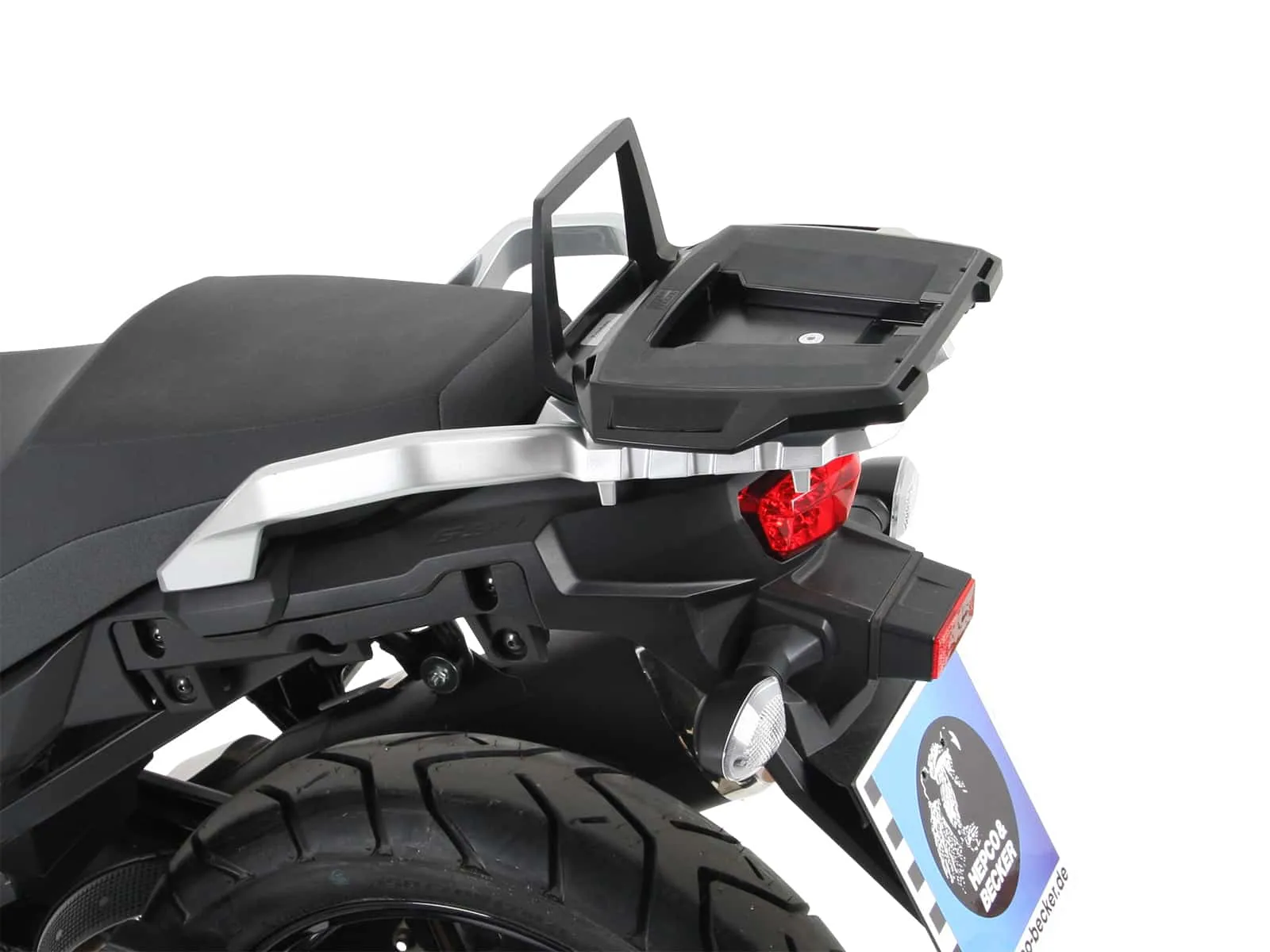 Alurack top case carrier black for Suzuki V-Strom 650/XT (2017-2025)