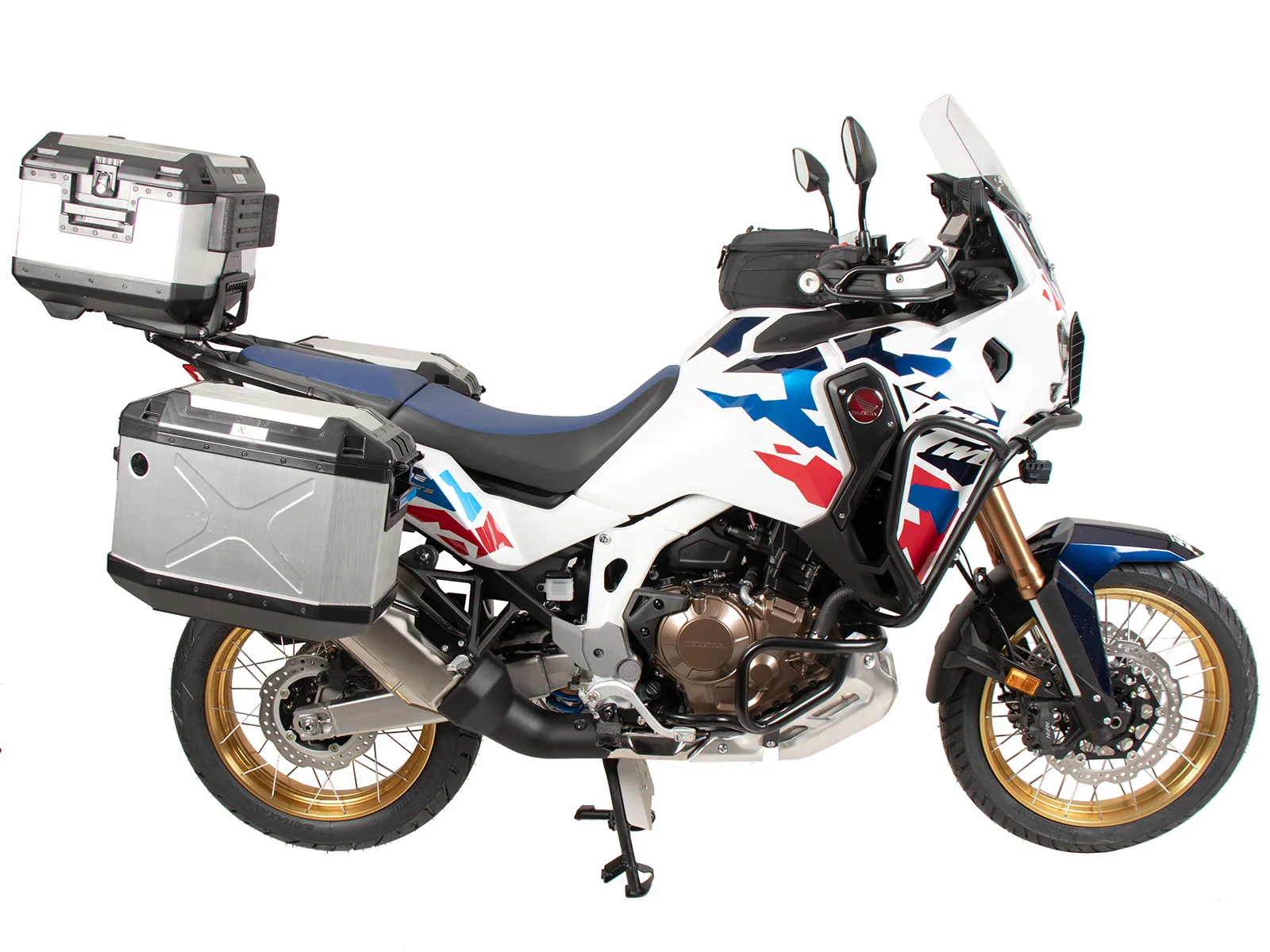 Alurack top case carrier black for combination with original luggage rack for Honda CRF 1100L Africa Twin Adventure Sports (2024-)