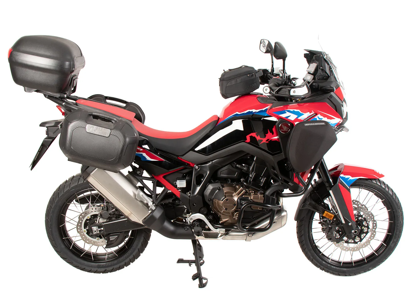 Alurack top case carrier black for combination with original luggage rack for Honda CRF 1100L Africa Twin (2024-)