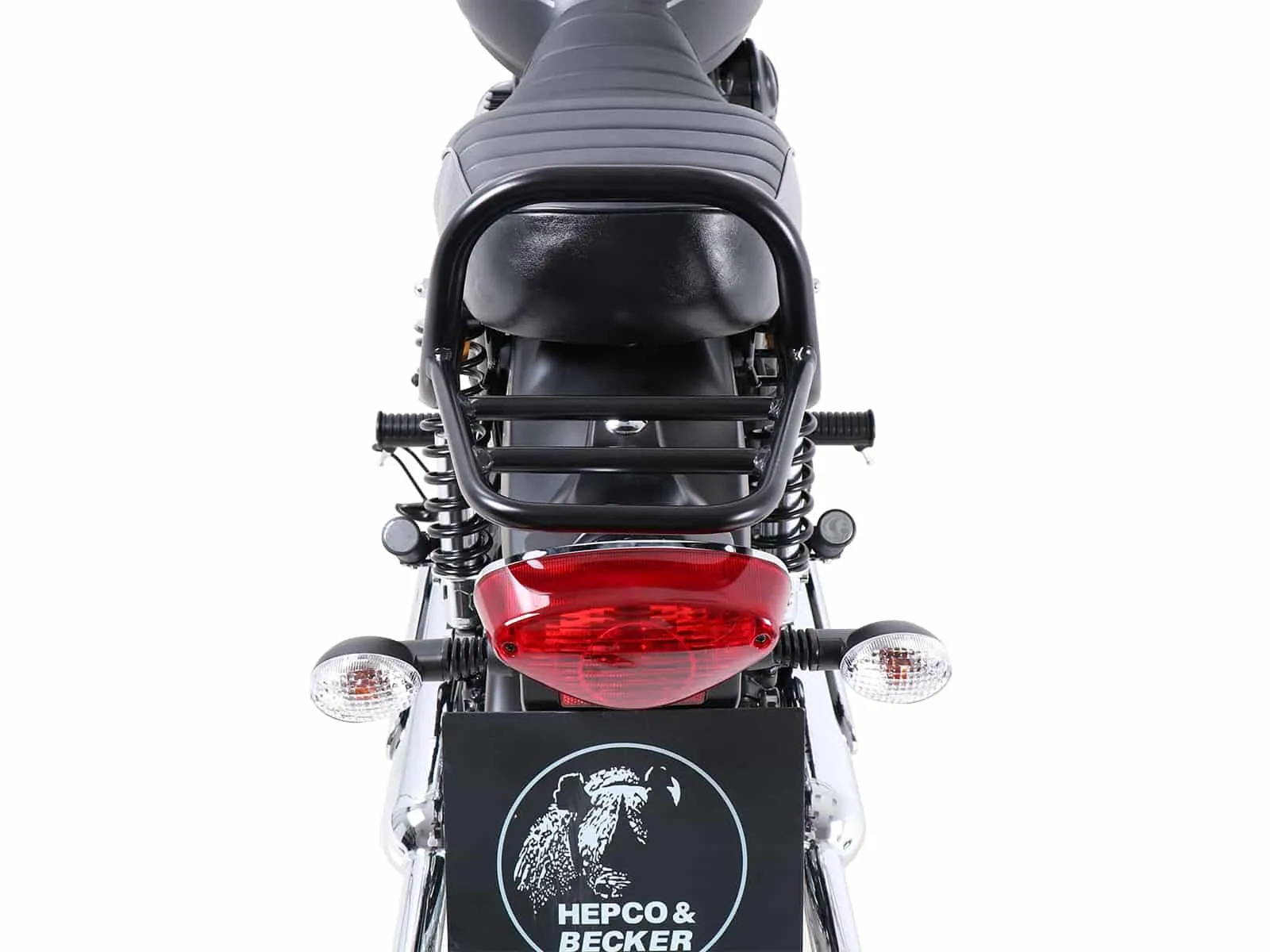 Tubular luggage rack black for Kawasaki W 800 Street / Cafe / Standard (2019-2025)