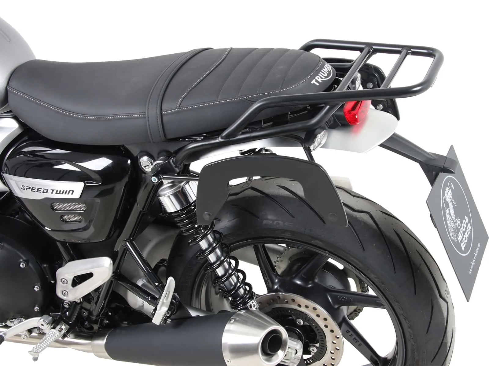 Tubular luggage rack black for Triumph Speed Twin 1200 / RS (2022-)