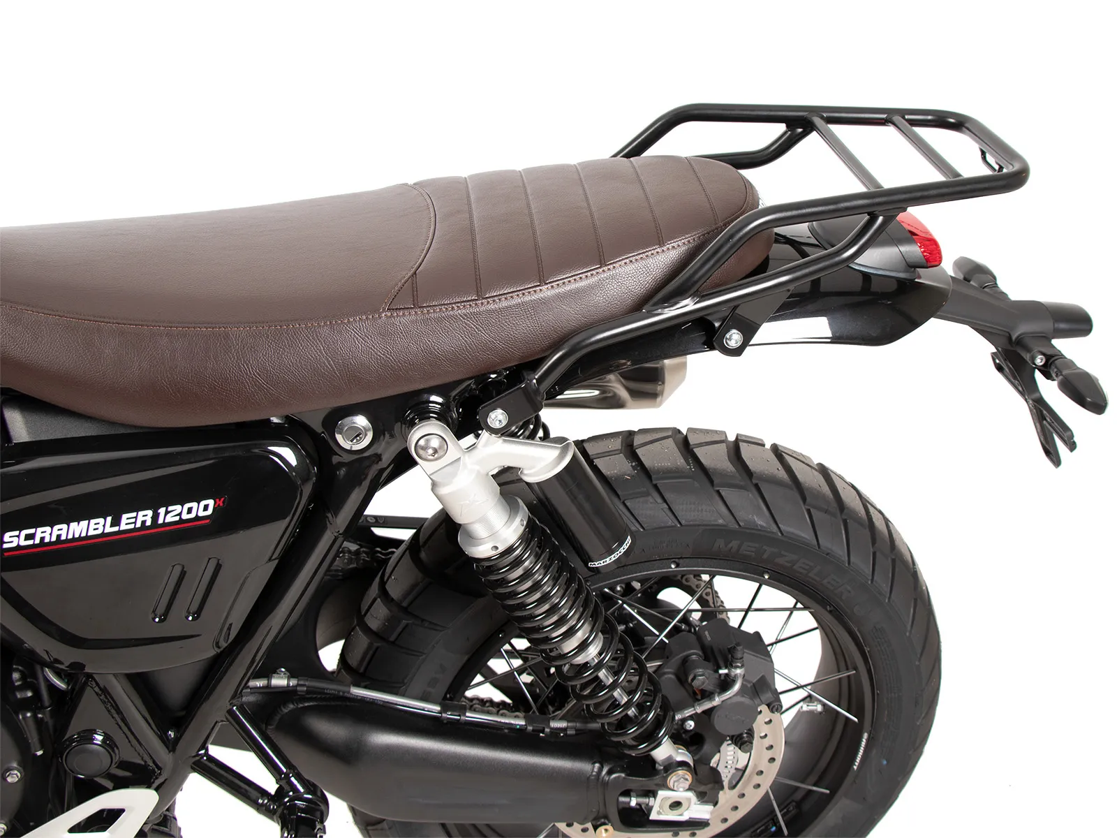 Tubular luggage rack black for Triumph Scrambler 1200 X (2024-)