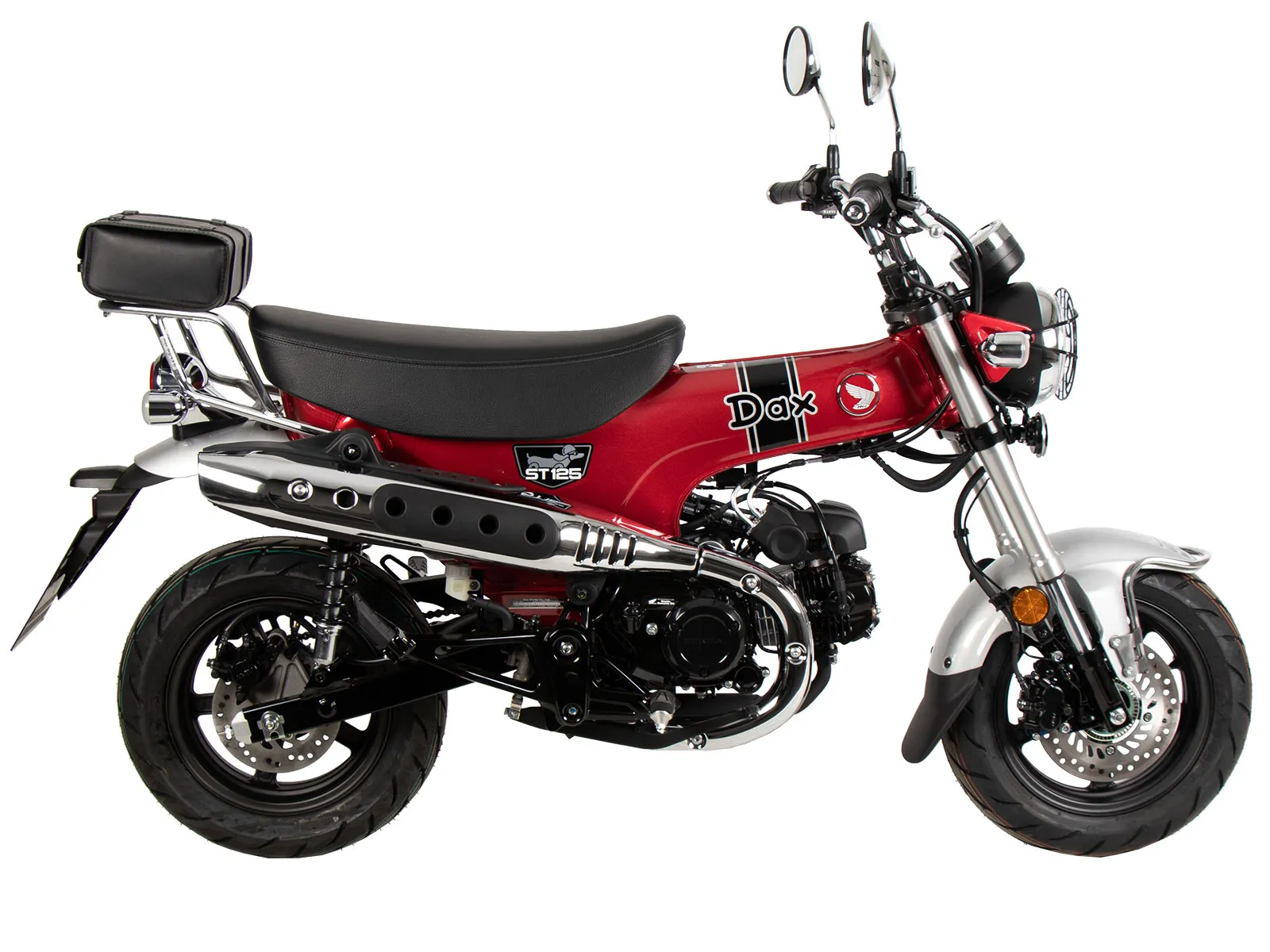 Chrome tubular luggage rack for Honda Dax ST 125 (2023-)