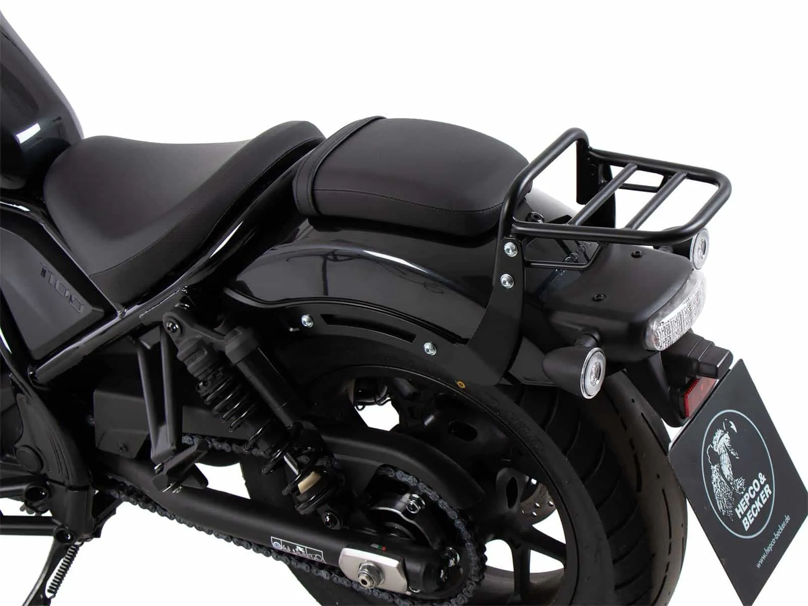 Tubular luggage rack black for Honda CMX 500 Rebel (2017-)