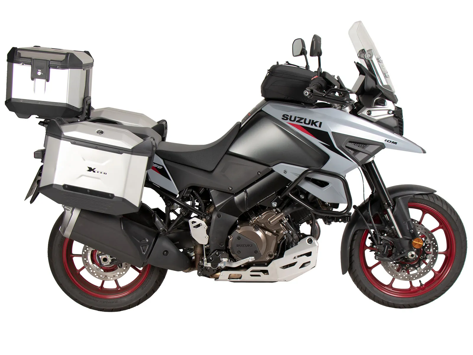 Easyrack top case carrier for combination with original luggage rack black for Suzuki V- Strom 1050 (2023-)