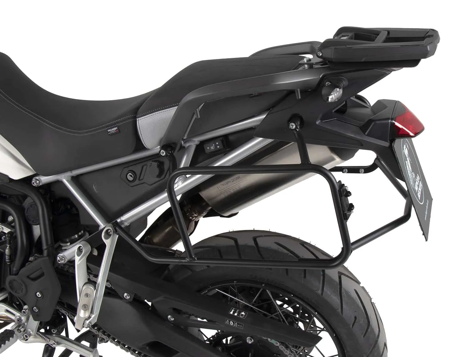 Easyrack top case carrier for original bridge black for Triumph Tiger 850 Sport (2021-2024)
