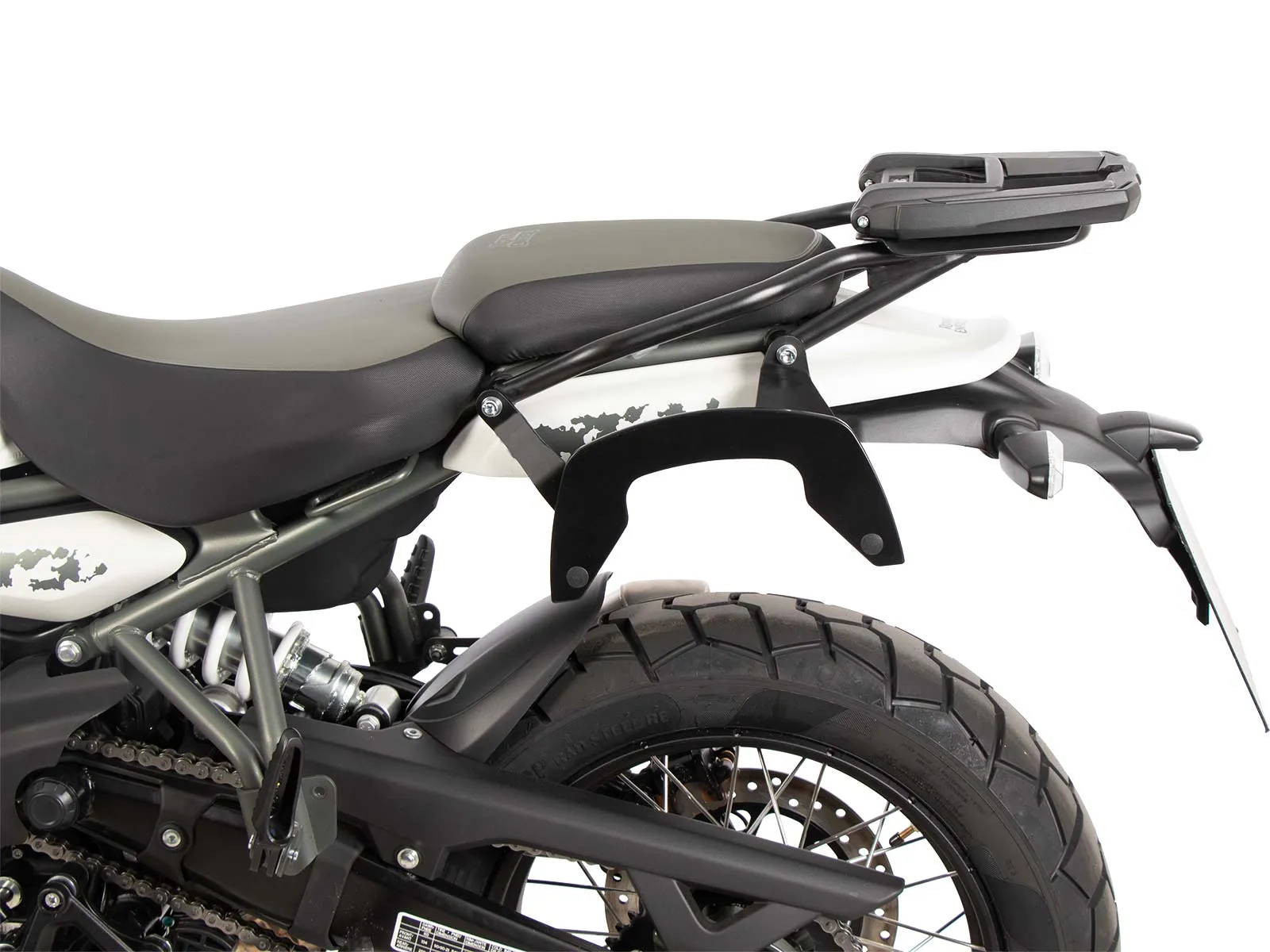 Easyrack top case carrier black for combination with original luggage rack for Royal Enfiel Himalayan 450 (2024-)