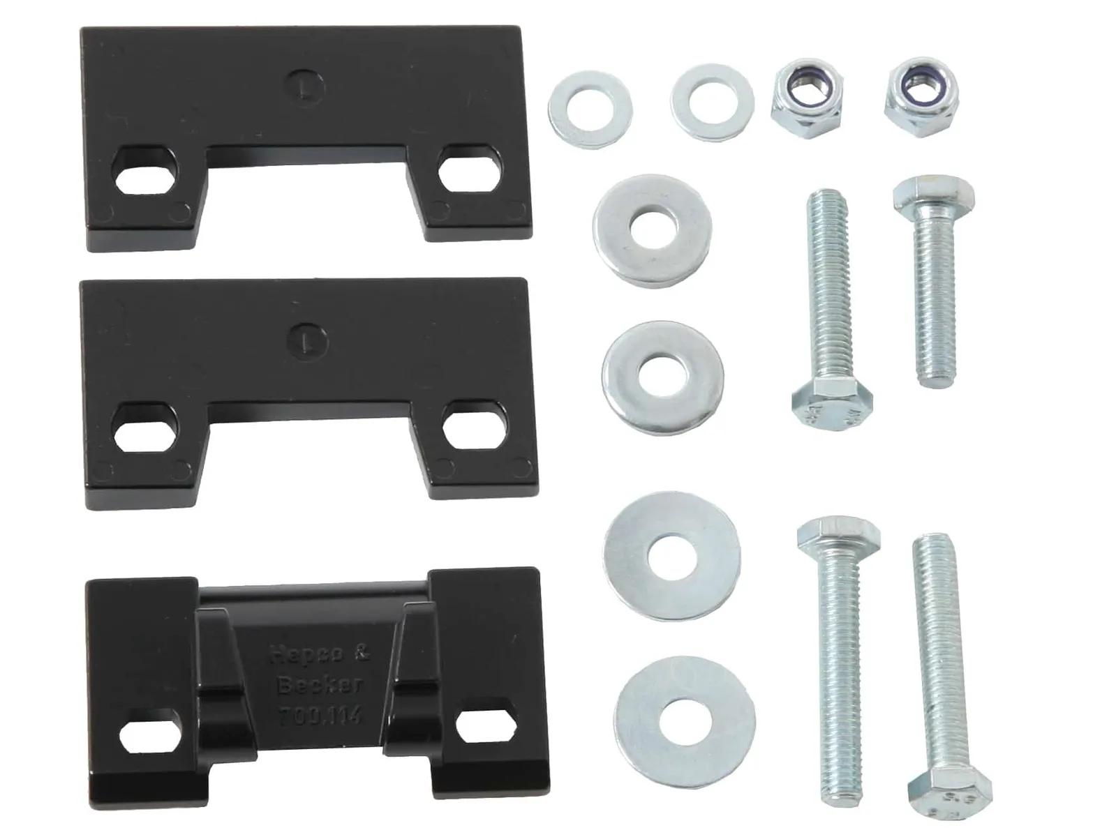 Lock adapter including adapter for side case carrier for Alu side case Standard/Exclusiv (piece)